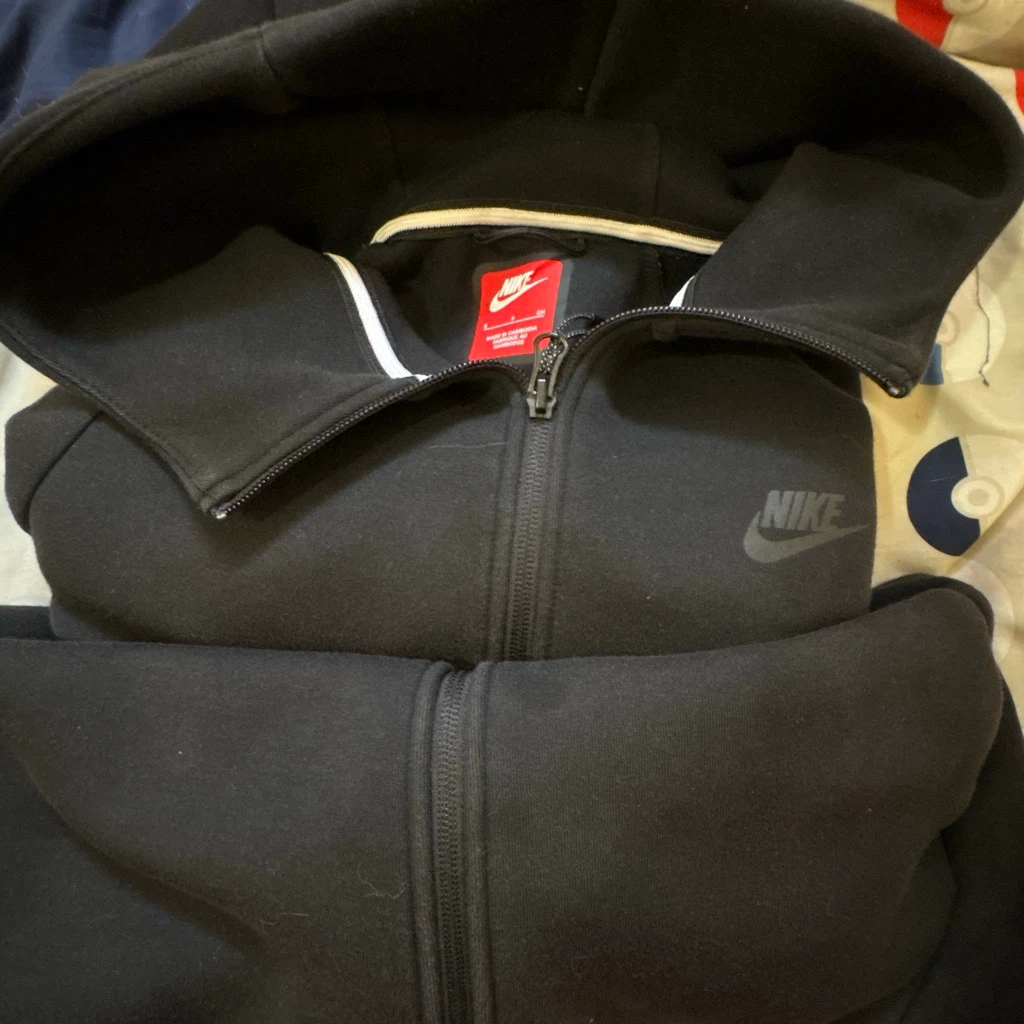 Nike Tech Fleece Full-Zip Hoodie Black - photo 2