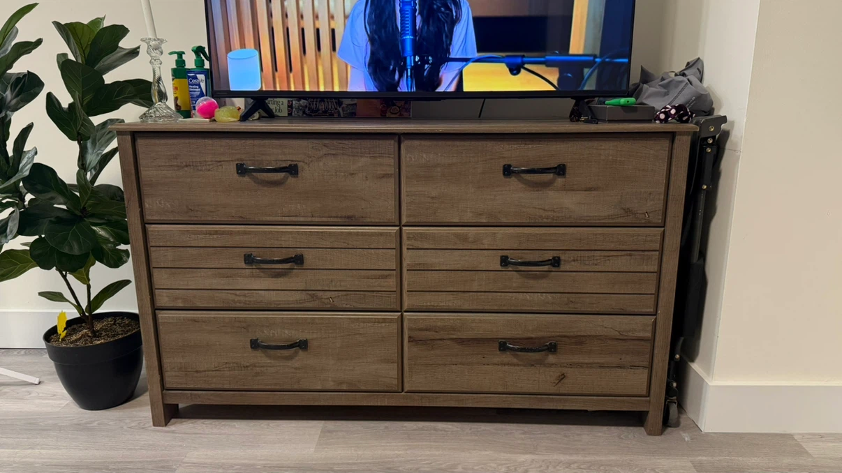 6 Drawer Dresser from Wayfair