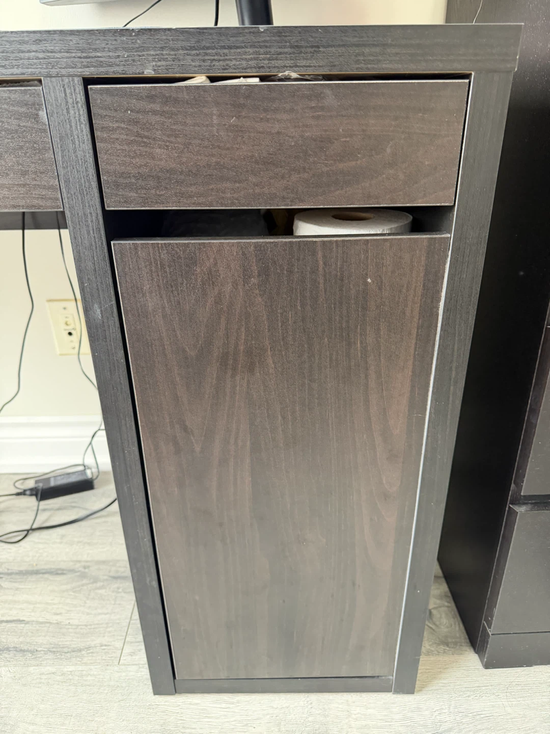IKEA-Dark Brown Wooden Desk - photo 2