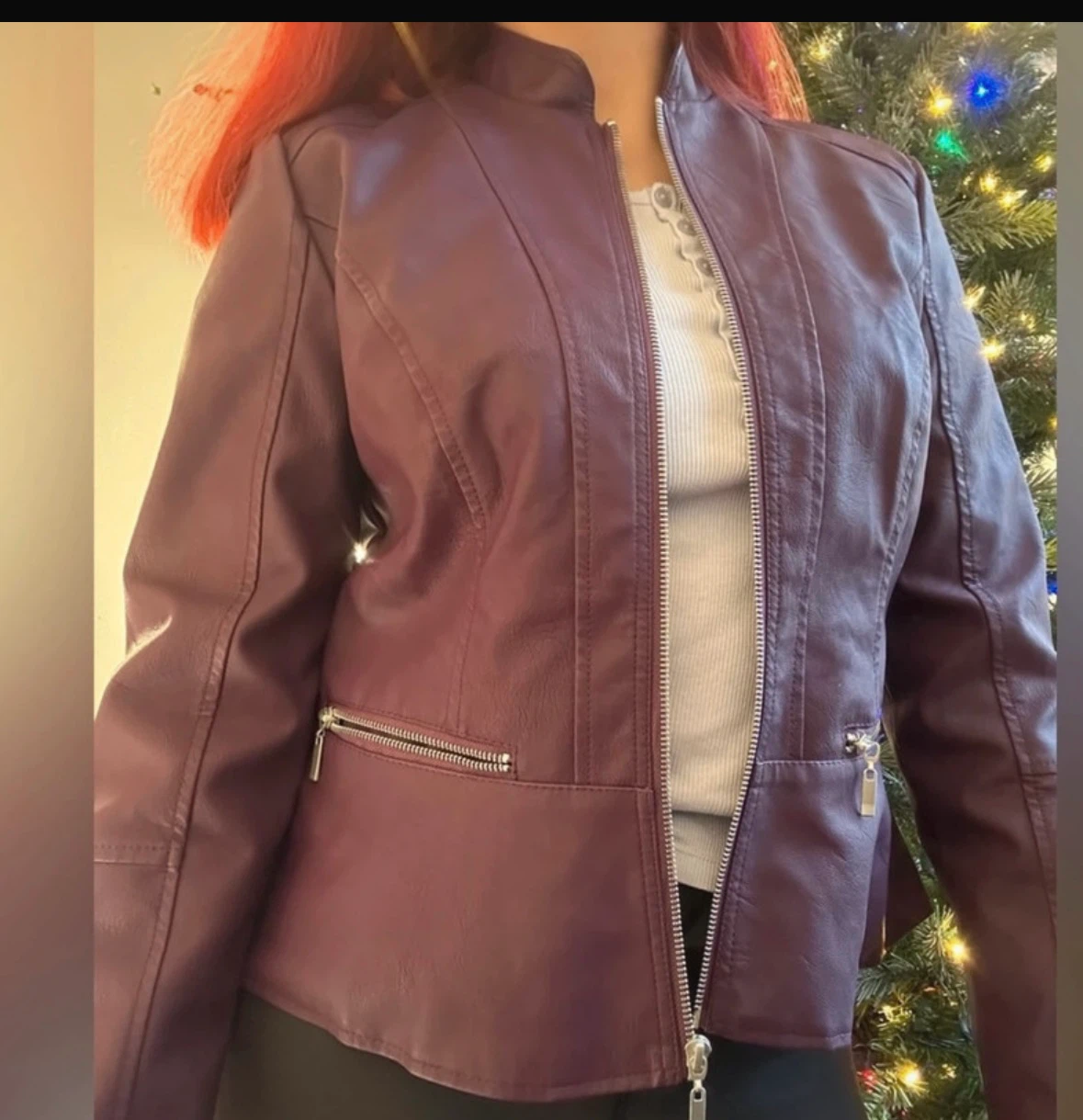 Baccini faux leather jacket - photo 2