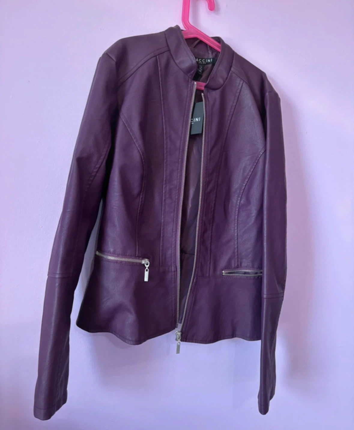 Baccini faux leather jacket - photo 3