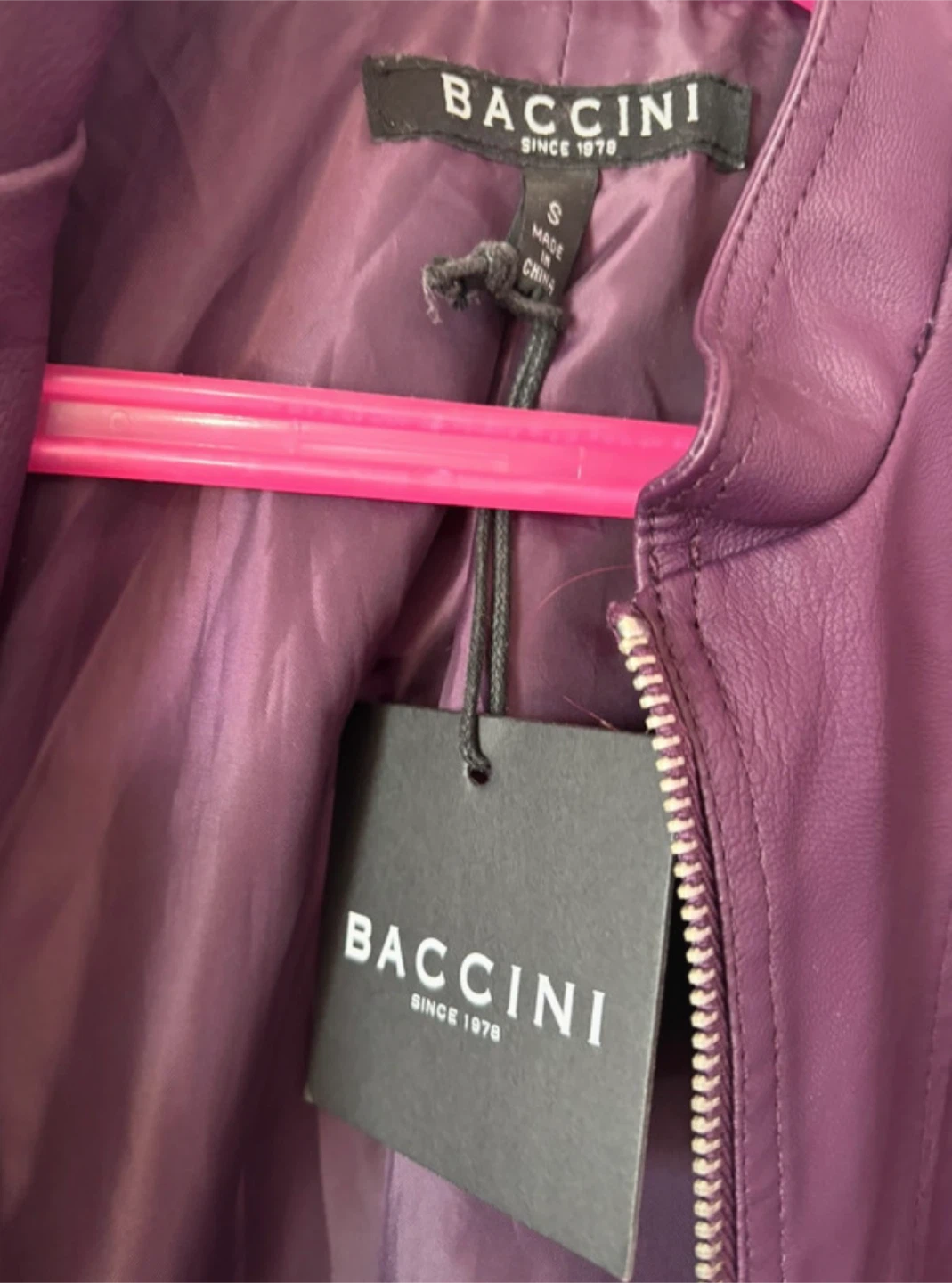 Baccini faux leather jacket - photo 4