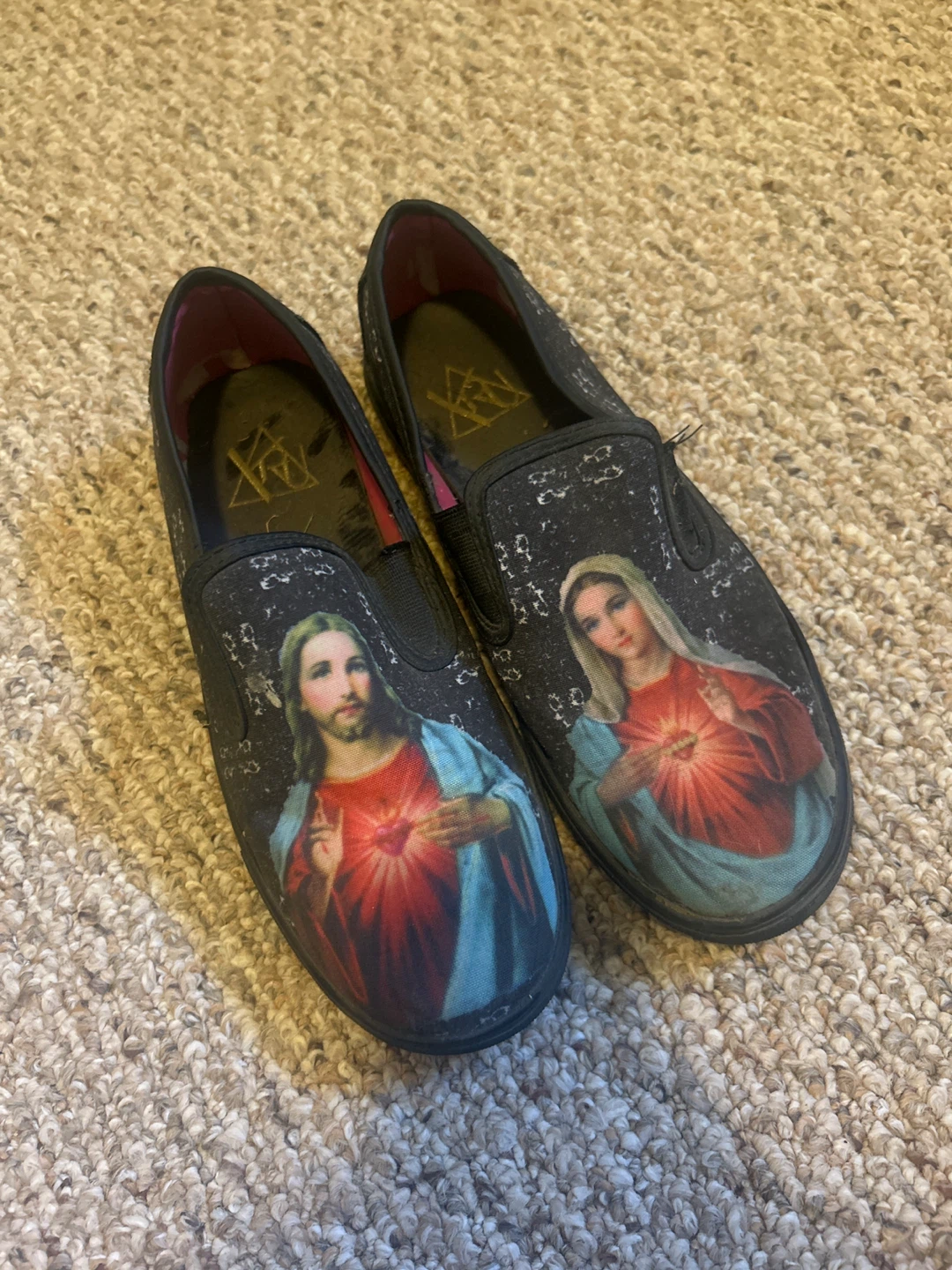 Sacred Heart Slip-On Shoes