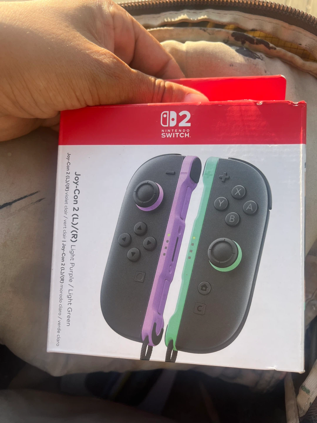 Nintendo Switch Joy-Con Pastel Purple and Green