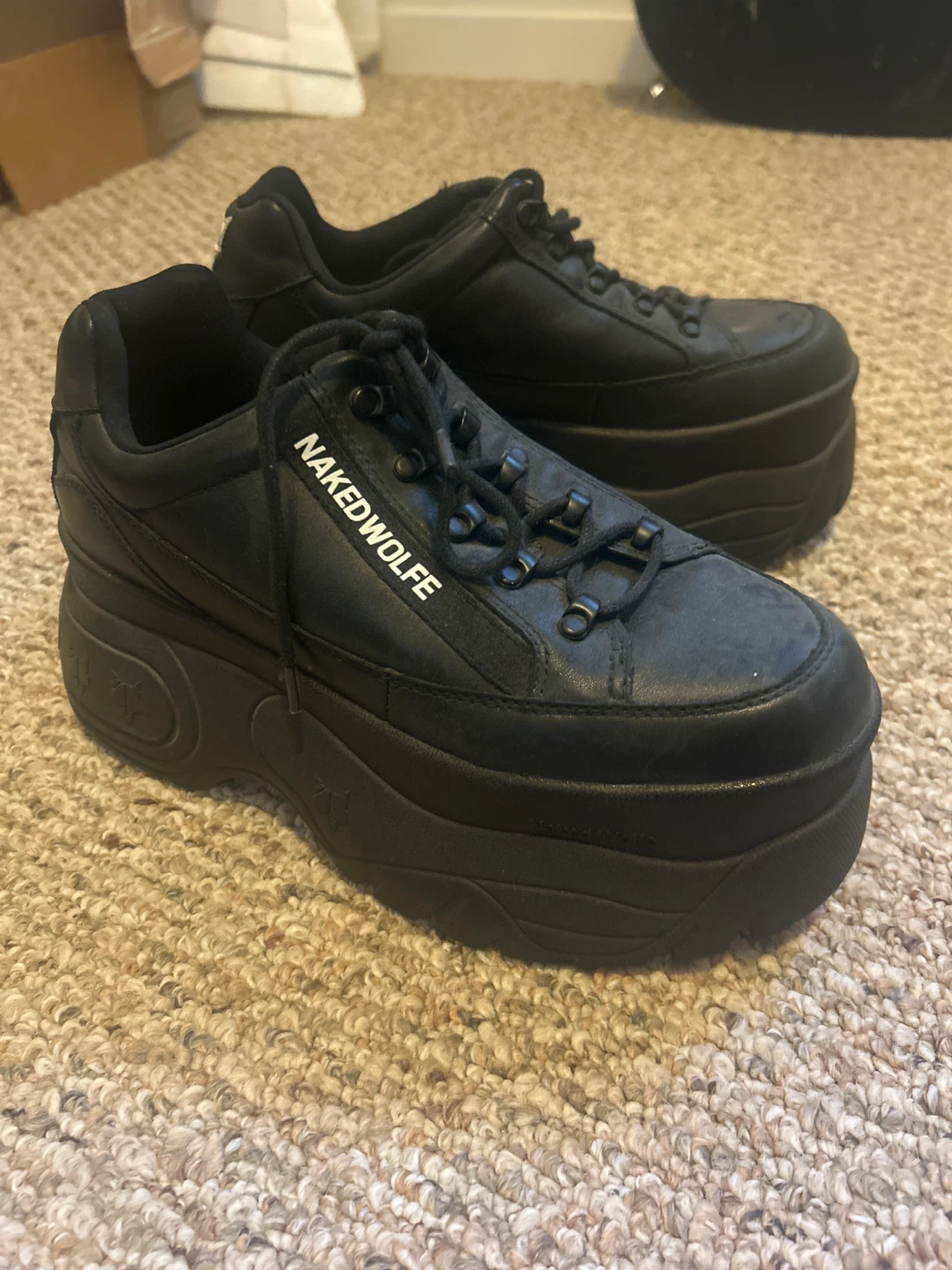 Naked Wolfe Art Sprinter Platform Sneakers