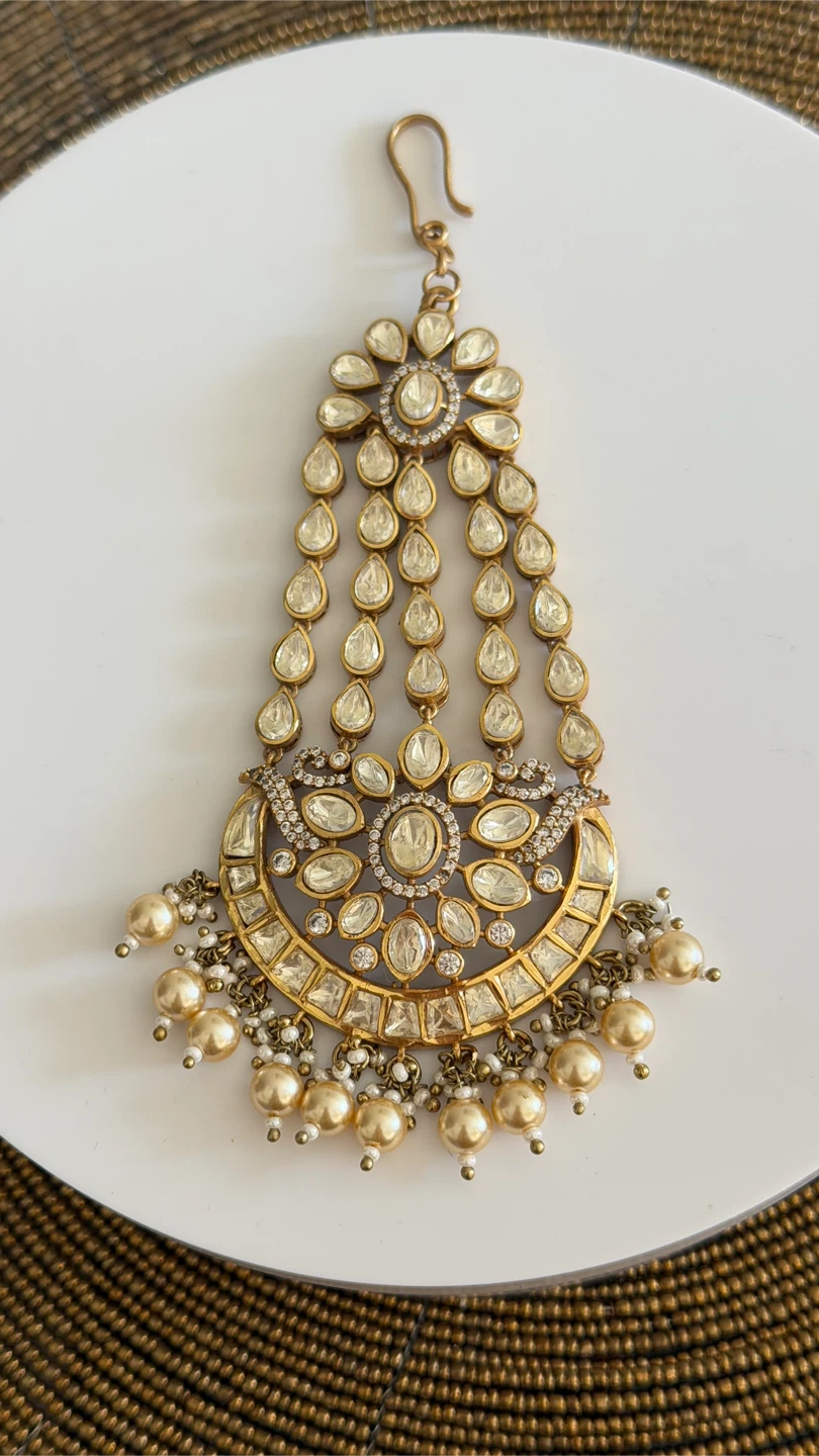 Traditional moissanite jhumer - photo 3