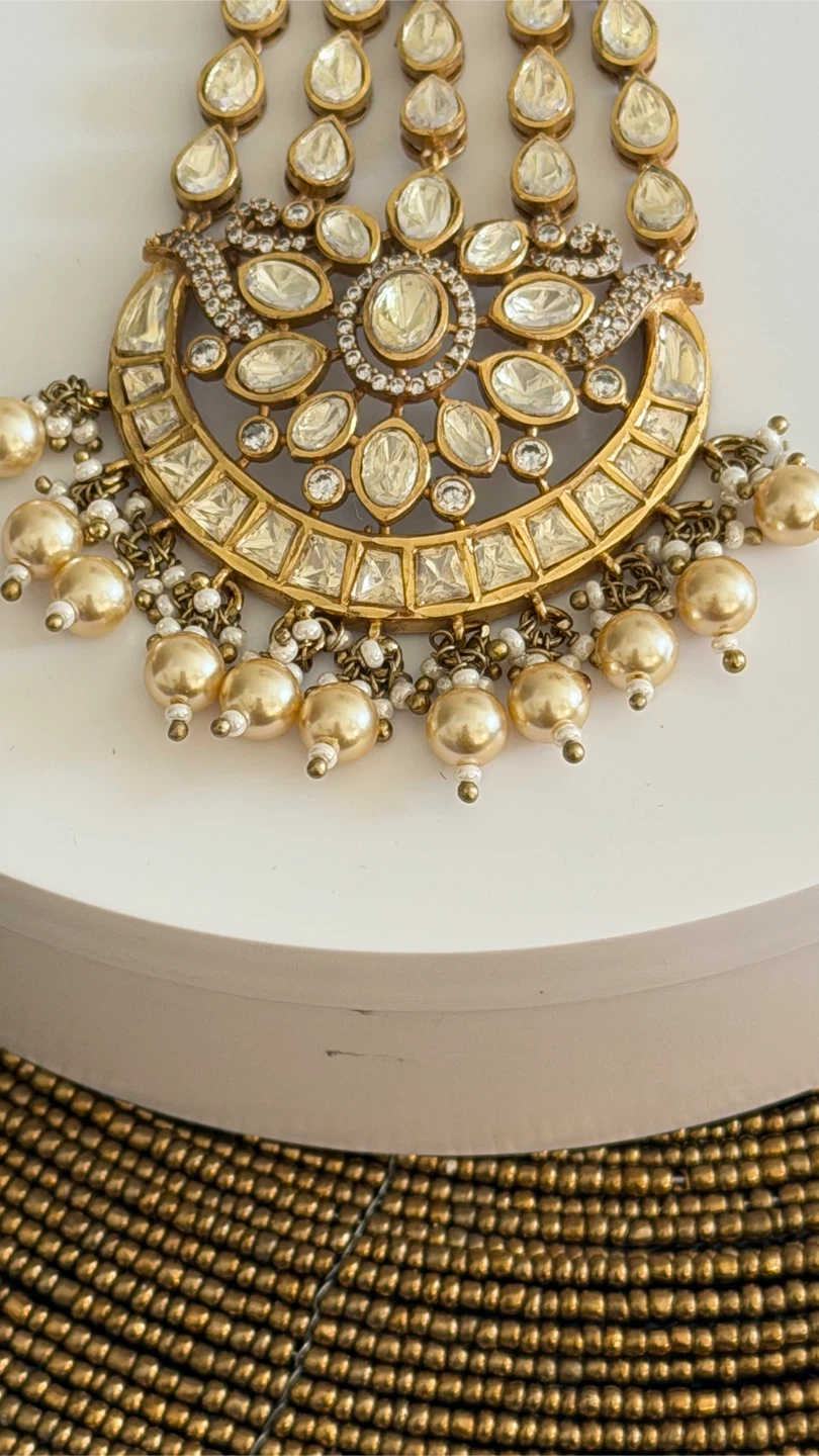 Traditional moissanite jhumer - photo 5