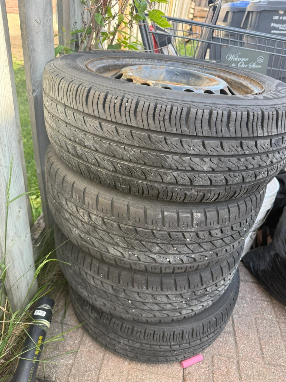 Set of 4 Hankook Optimo Tires