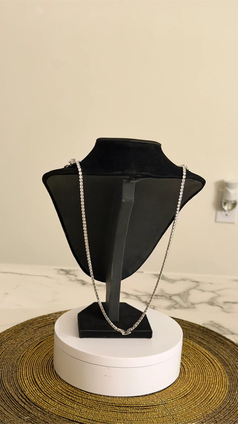 Floral cubic zirconia long necklace - photo 4