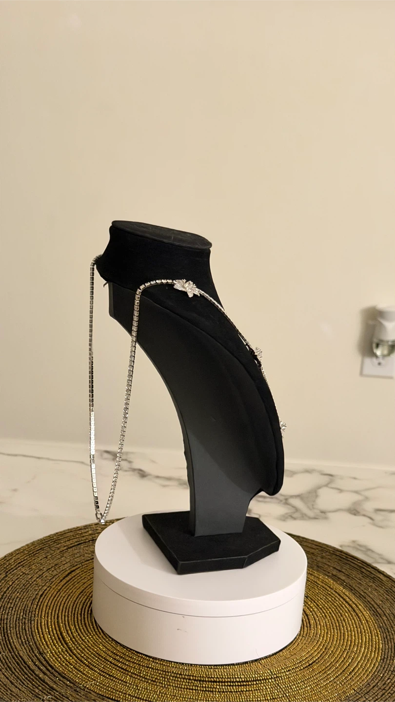 Floral cubic zirconia long necklace - photo 5