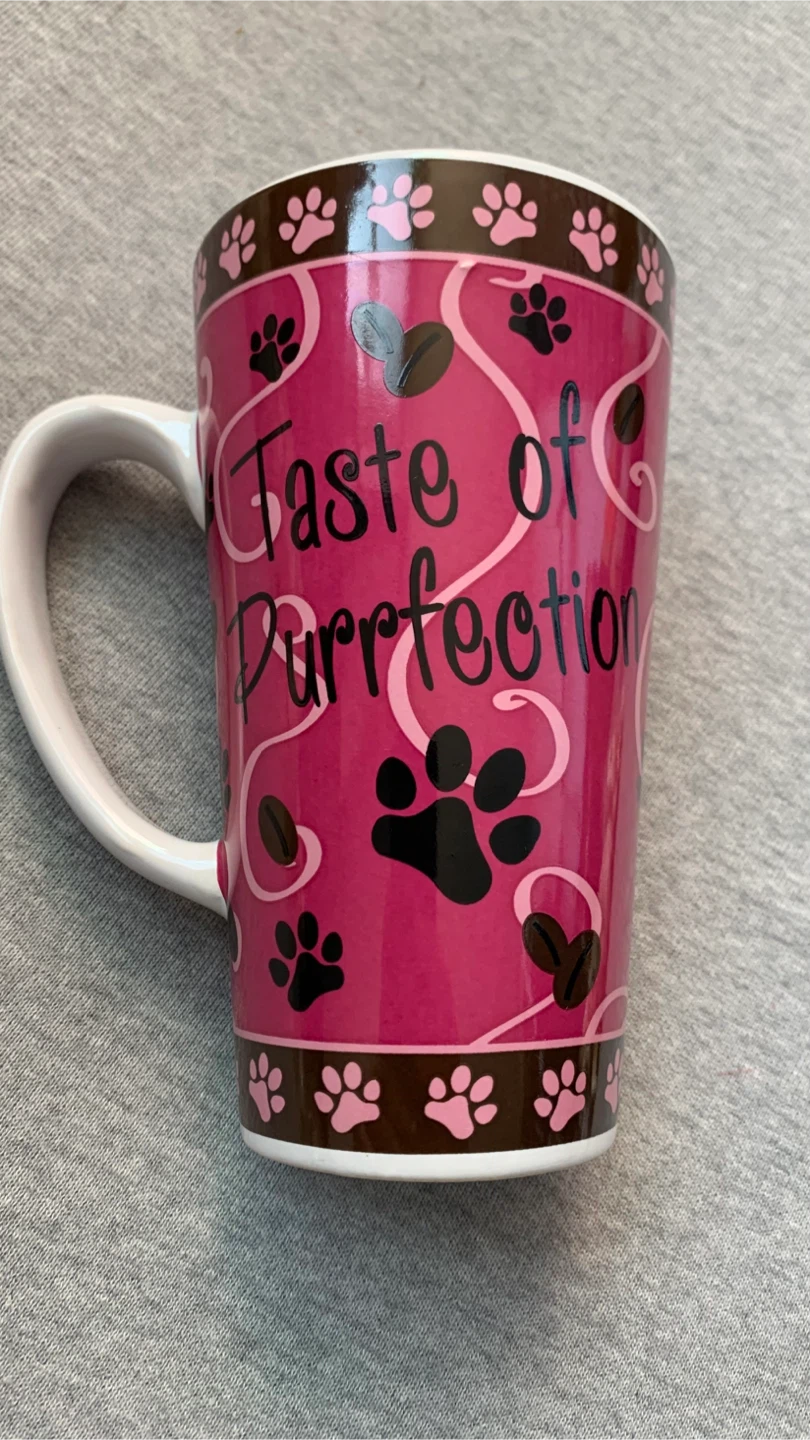 Cat Themed Tall Ceramic Mug - photo 2