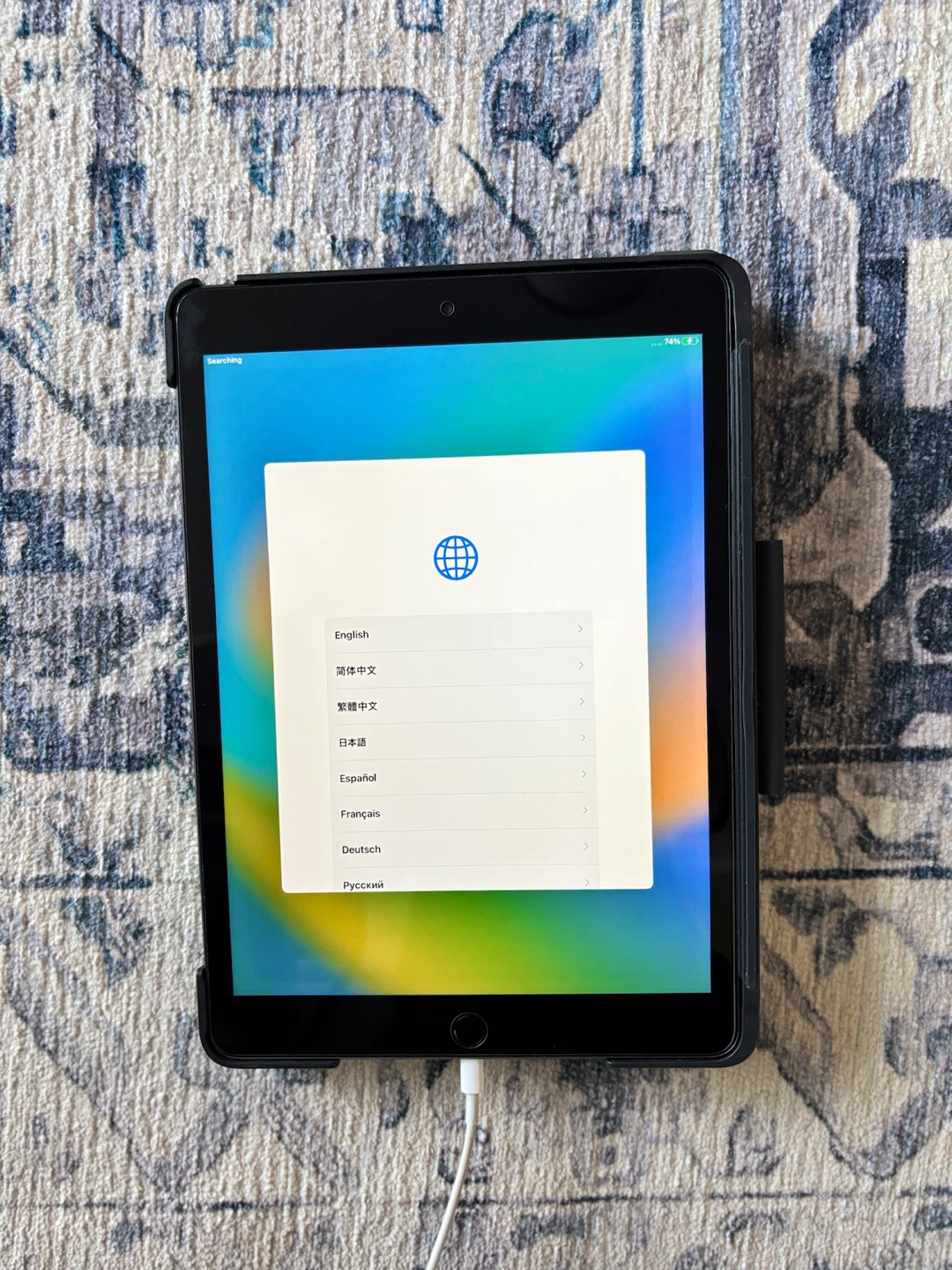 Apple iPad with Logitech Keyboard Case