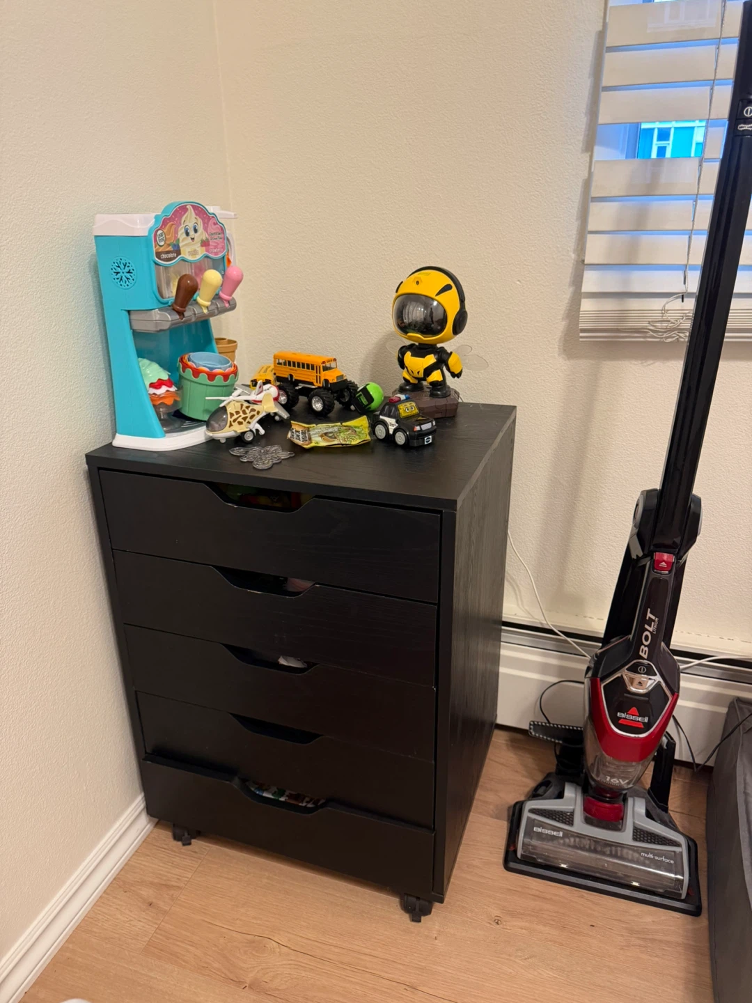 NEED GONE ASAP - Black rolling drawer unit