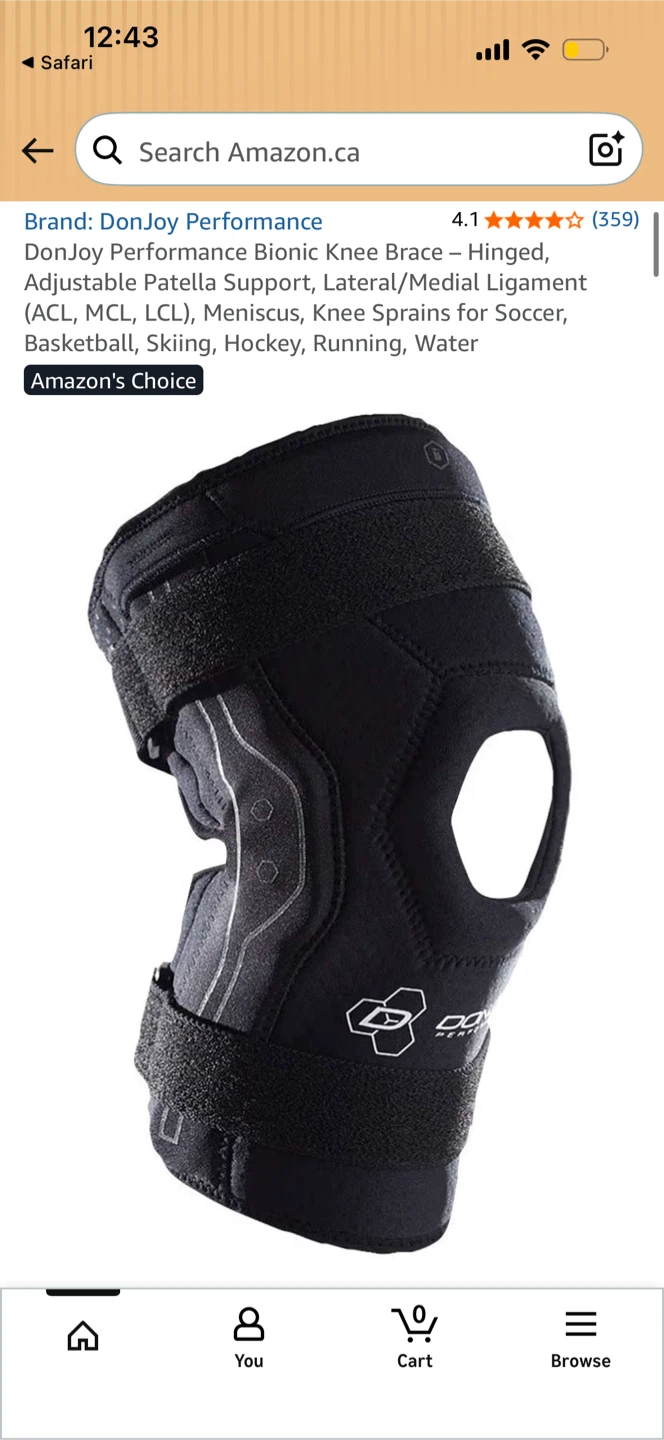 DonJoy Performance Bionic Knee Brace