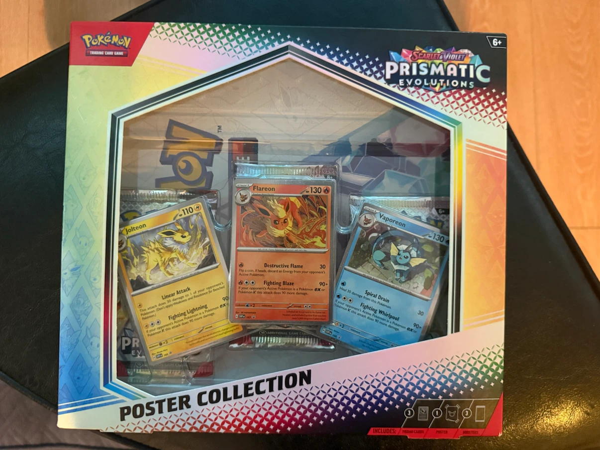 Pokémon Scarlet & Violet Prismatic Evolutions Poster Collection