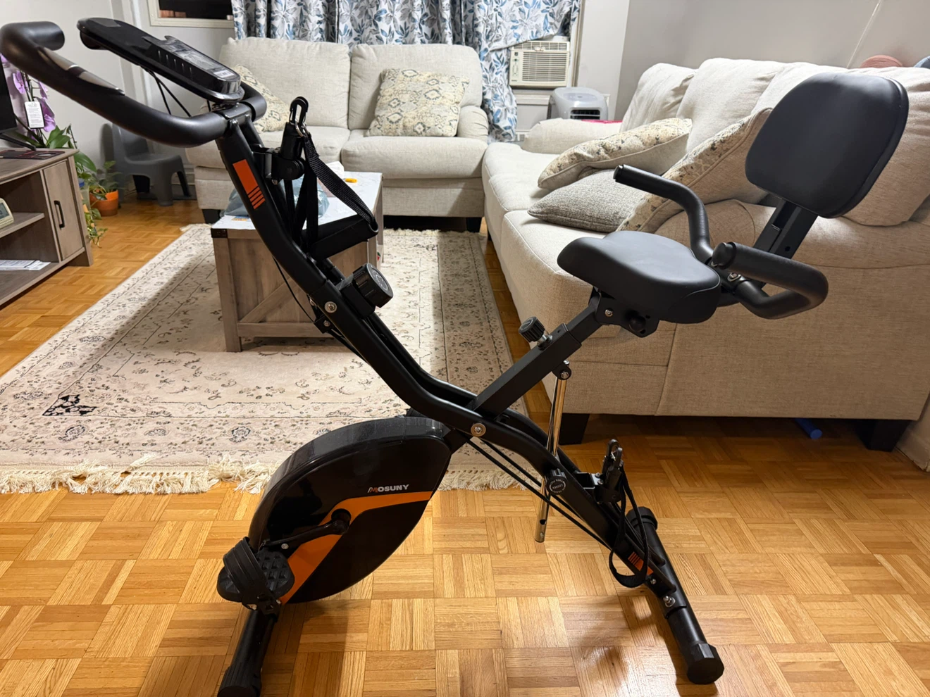 MOSUNY Folding Exercise Bike