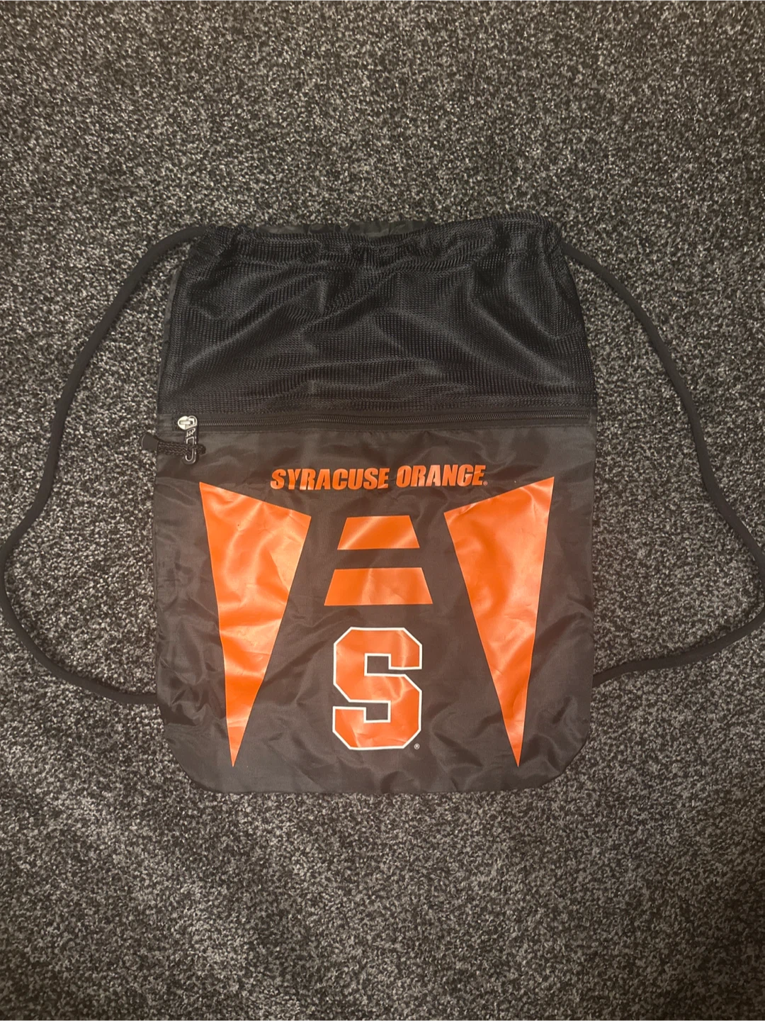 Syracuse Orange Drawstring Bag
