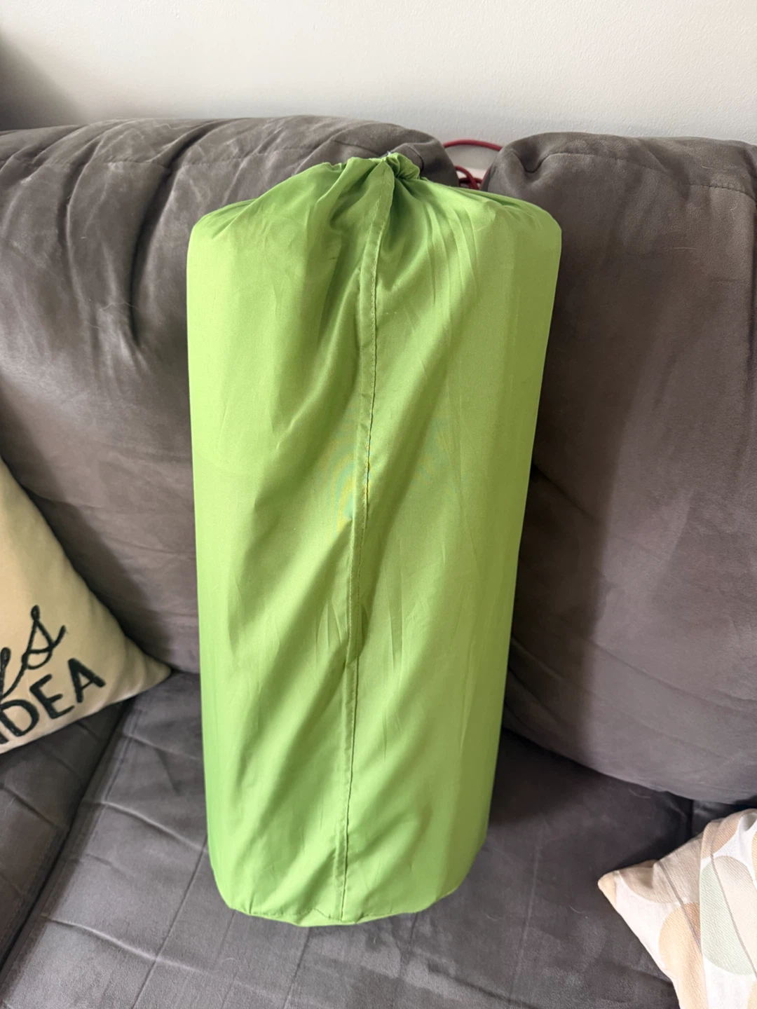 Green camping sleeping pad 2x