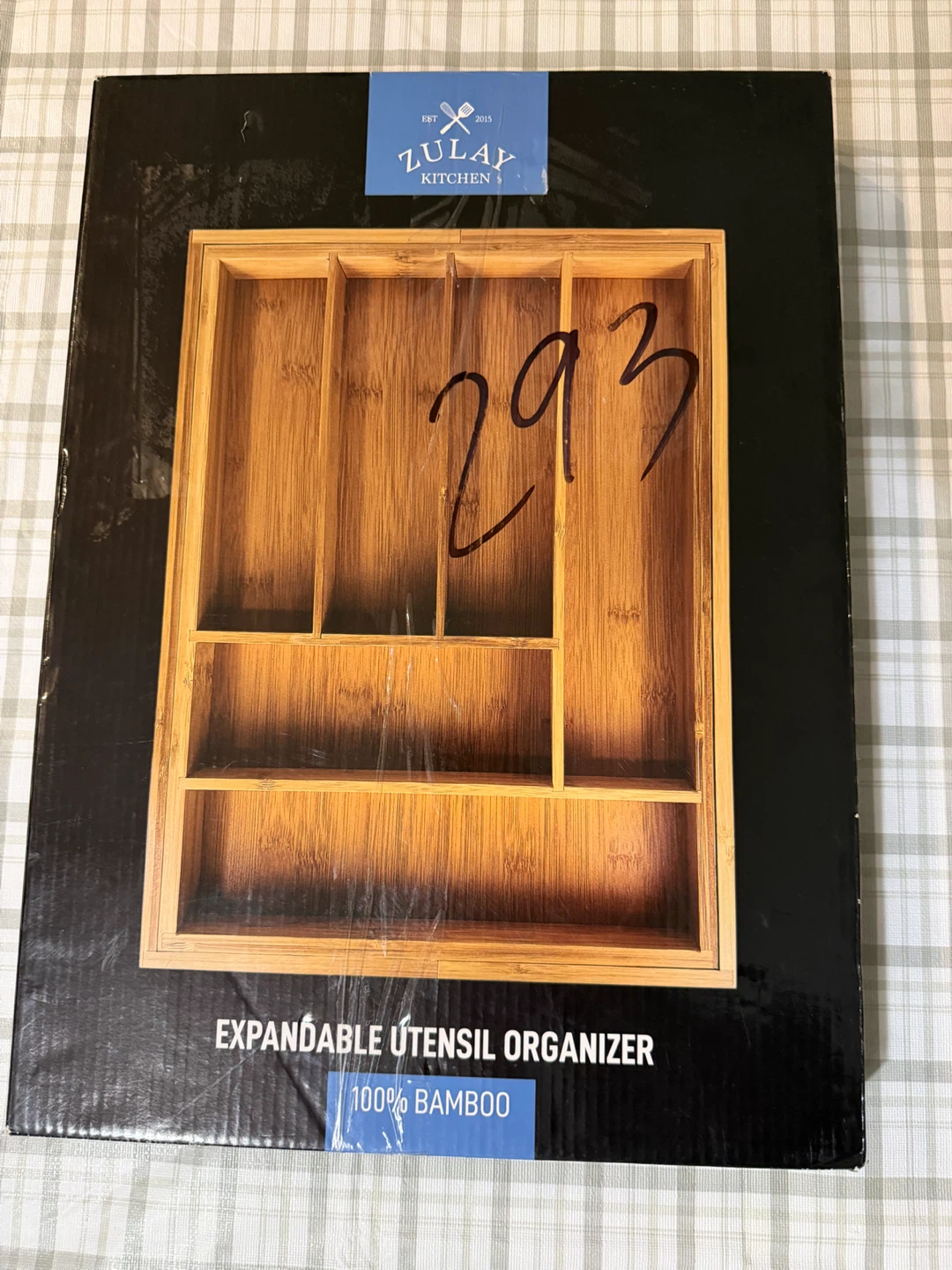 Expandable Bamboo Utensil Organizer - NEW