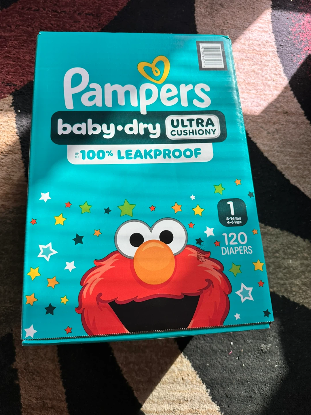 Pampers Baby-Dry Diapers Size 1, 120 Count