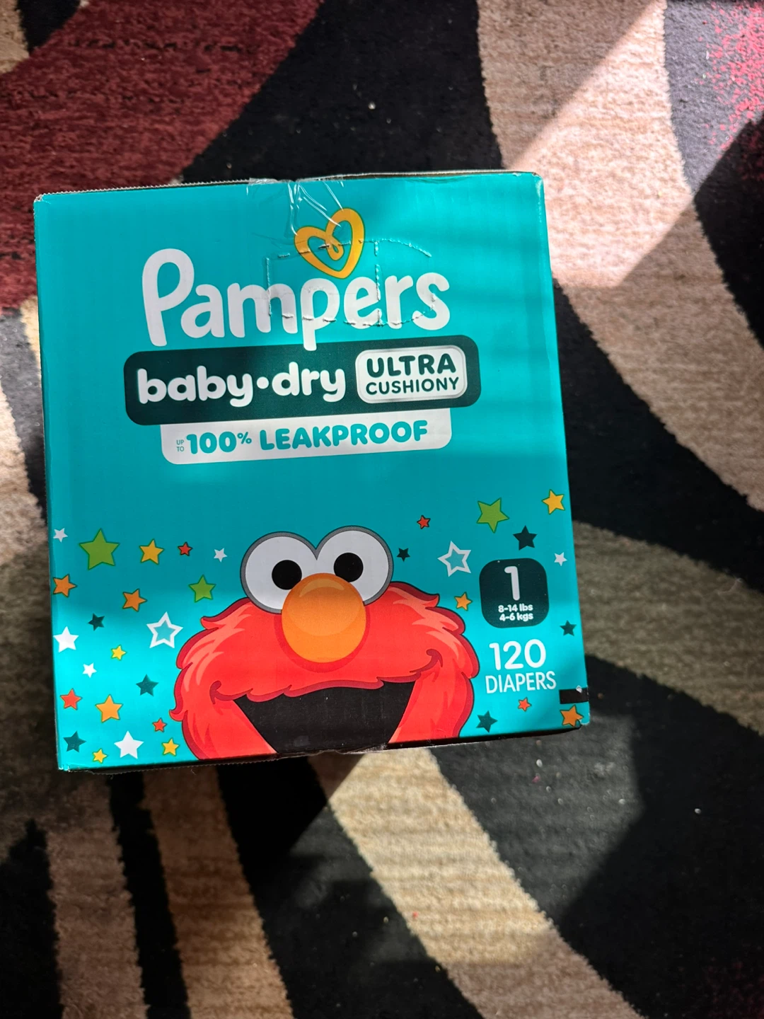 Pampers Baby-Dry Diapers Size 1, 120 Count - photo 2