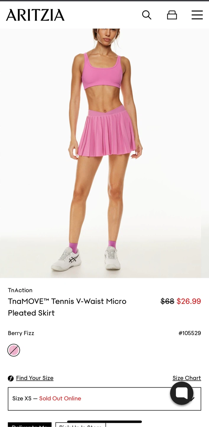 TnaMOVE Tennis V-Waist Micro Pleated Skirt - photo 4