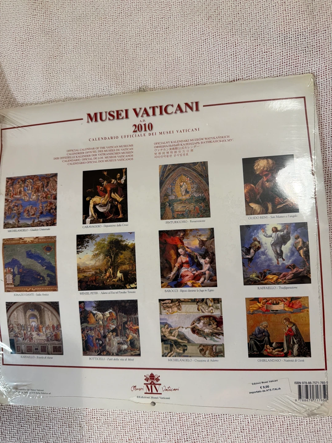 2010 Musei Vaticani Official Calendar - photo 2