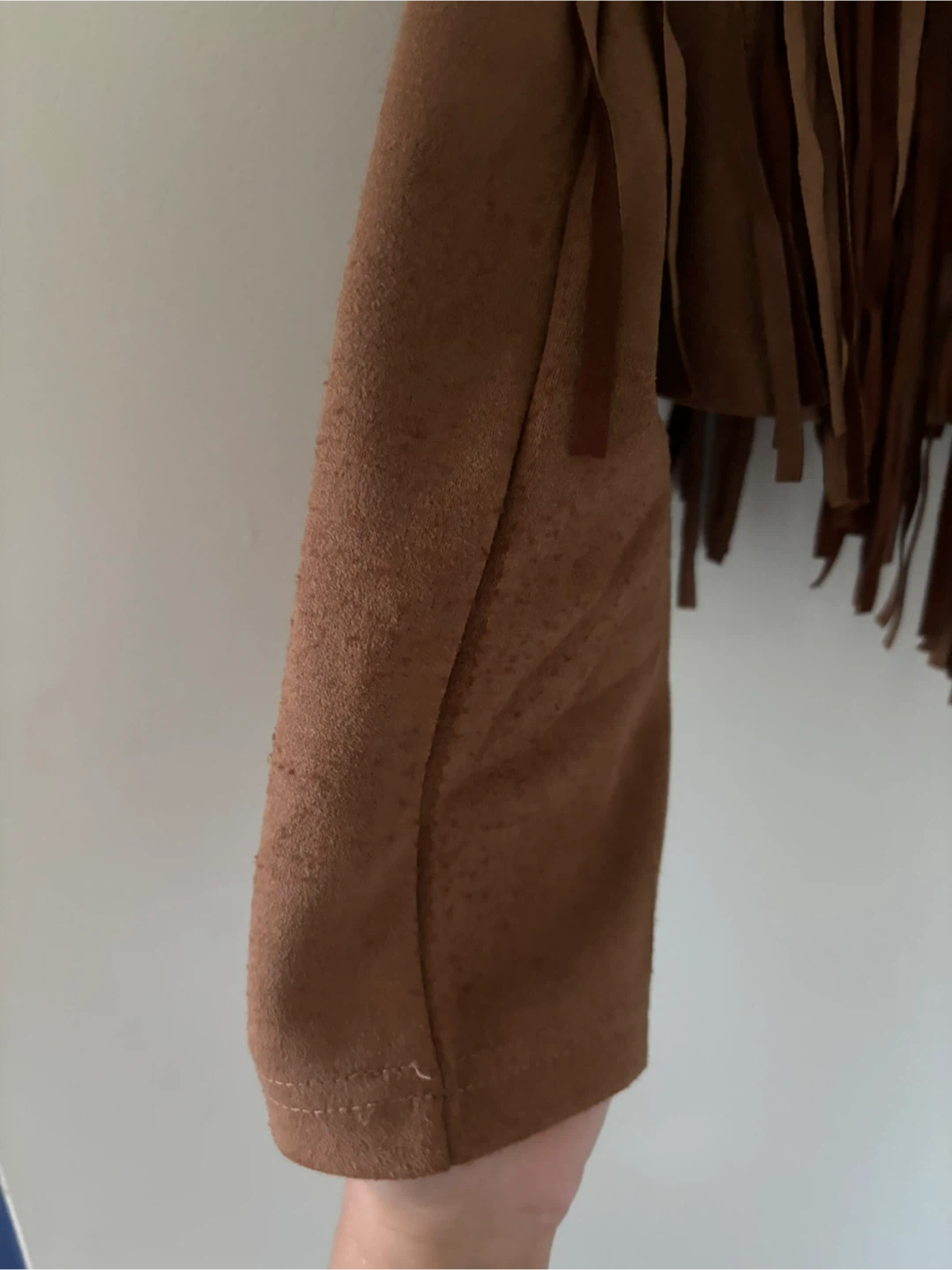 Shein Brown Fringe Jacket - photo 3