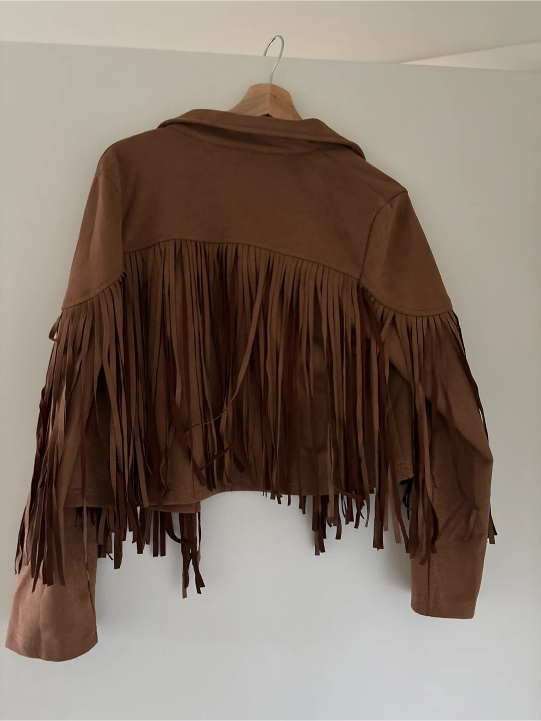 Shein Brown Fringe Jacket - photo 2
