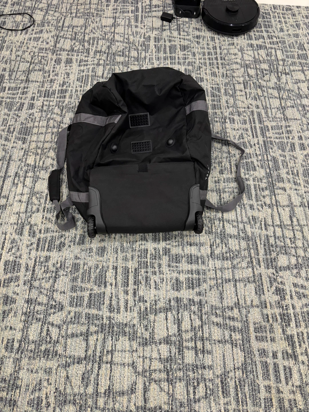 Black Rolling Duffle Bag - photo 2