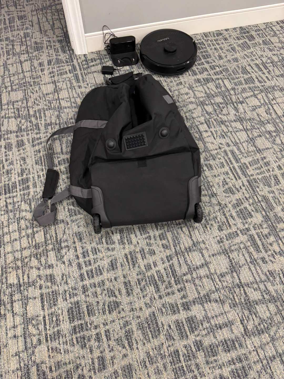 Black Rolling Duffle Bag - photo 5