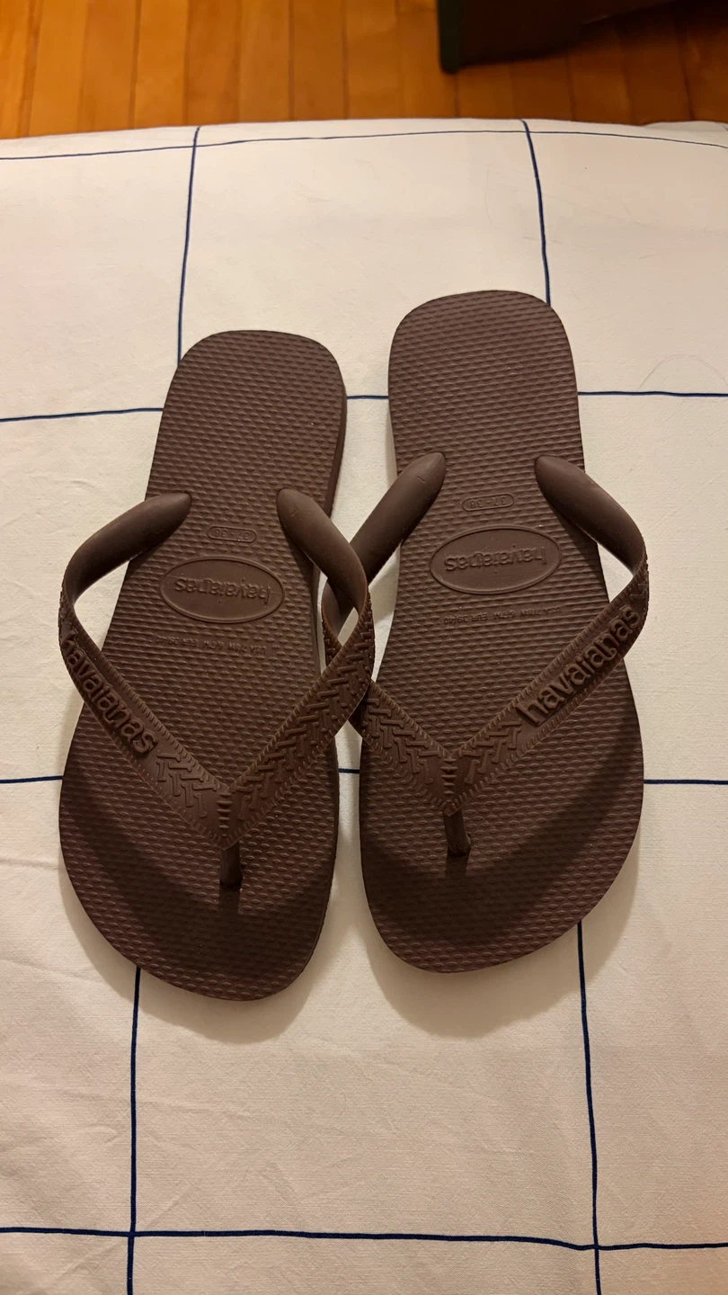 Havaianas Brown Flip-Flops Size 37/38