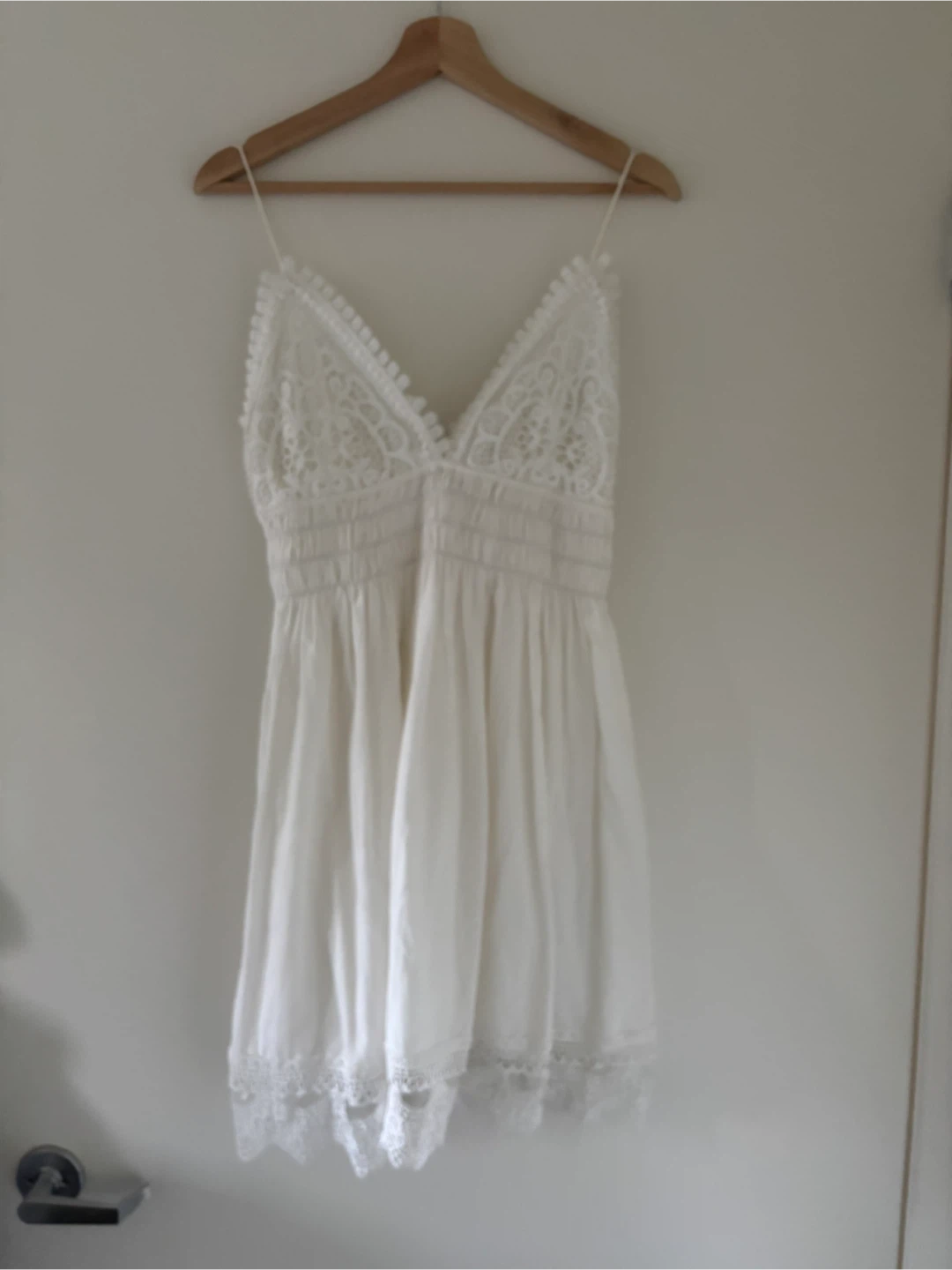 Zara White Lace Summer Dress