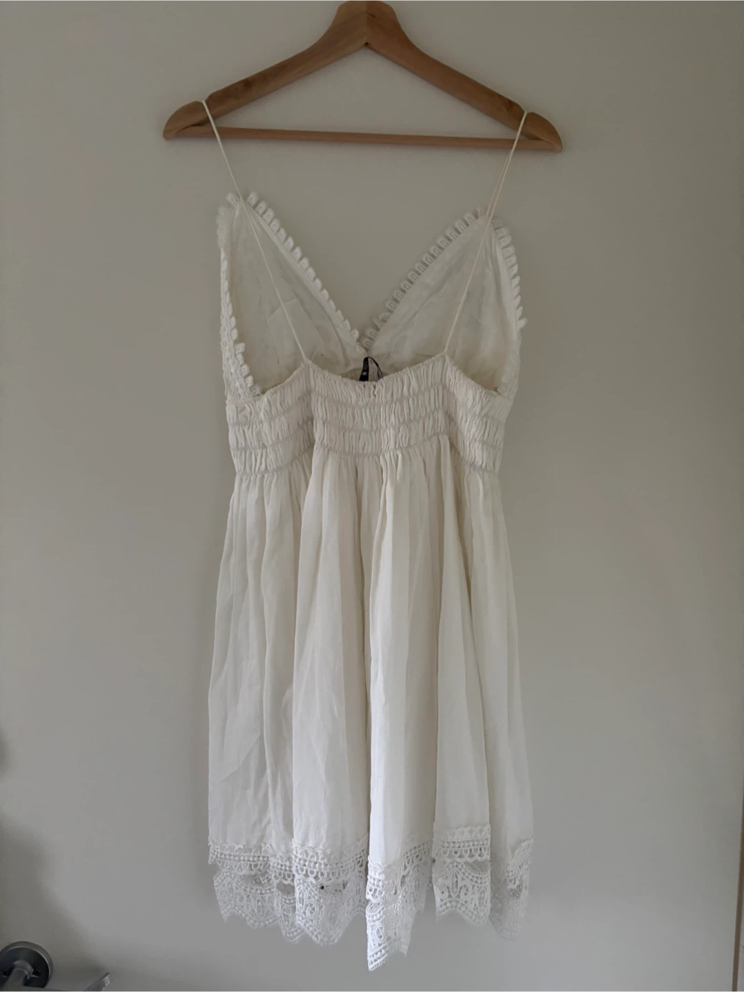 Zara White Lace Summer Dress - photo 2