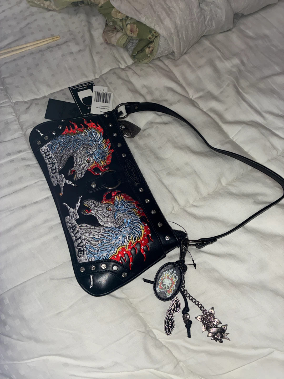Rare Ed Hardy Shoulder Bag - photo 2