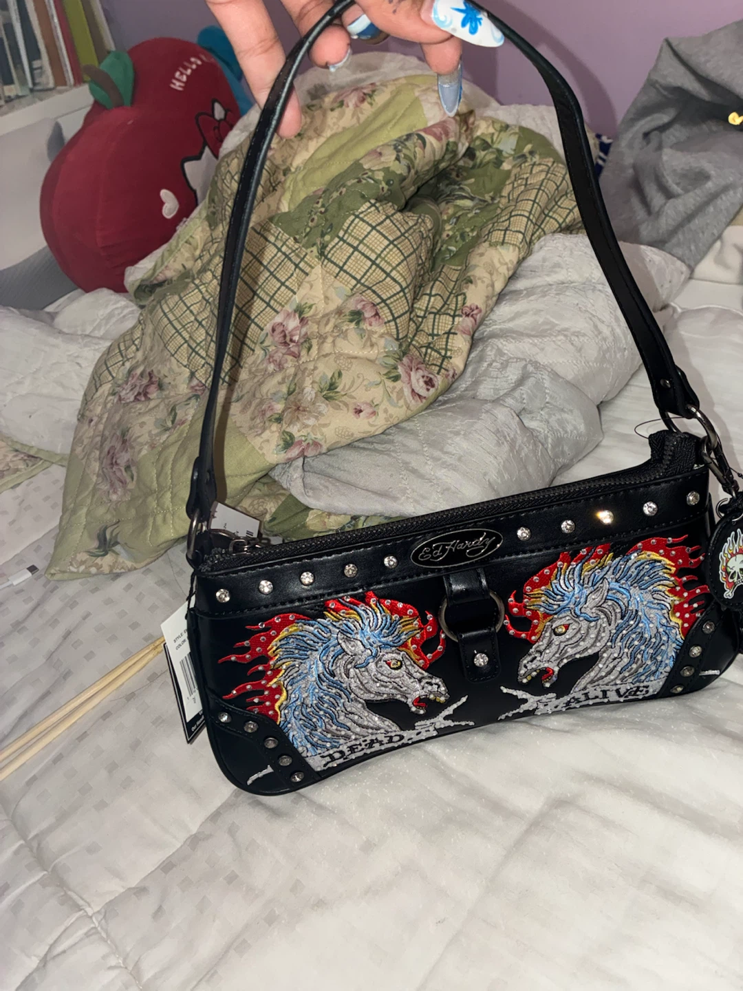 Rare Ed Hardy Shoulder Bag - photo 4