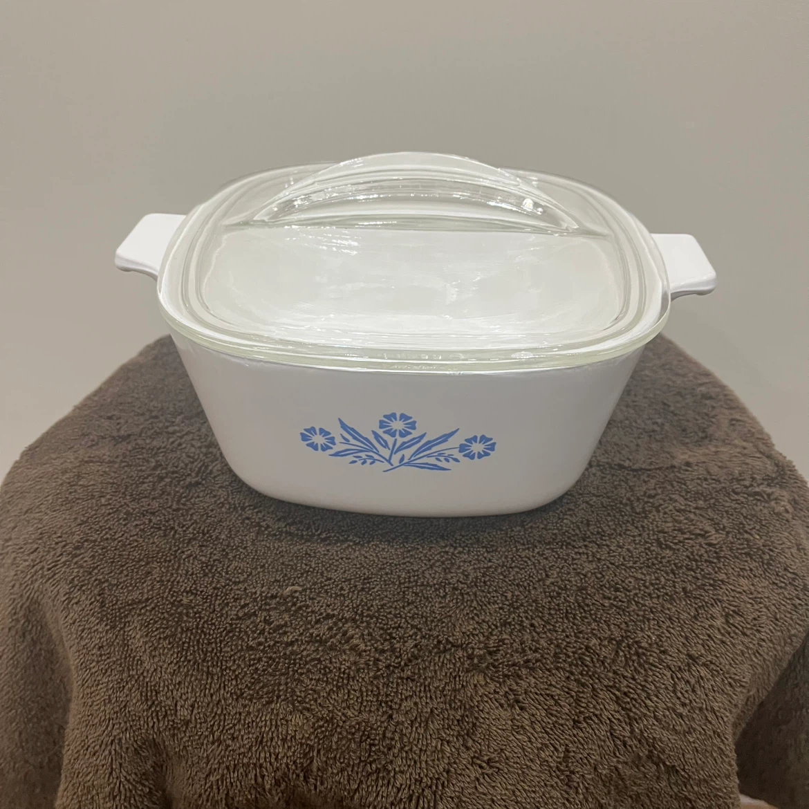 CorningWare Blue Cornflower Casserole Dish 1.75 Qt