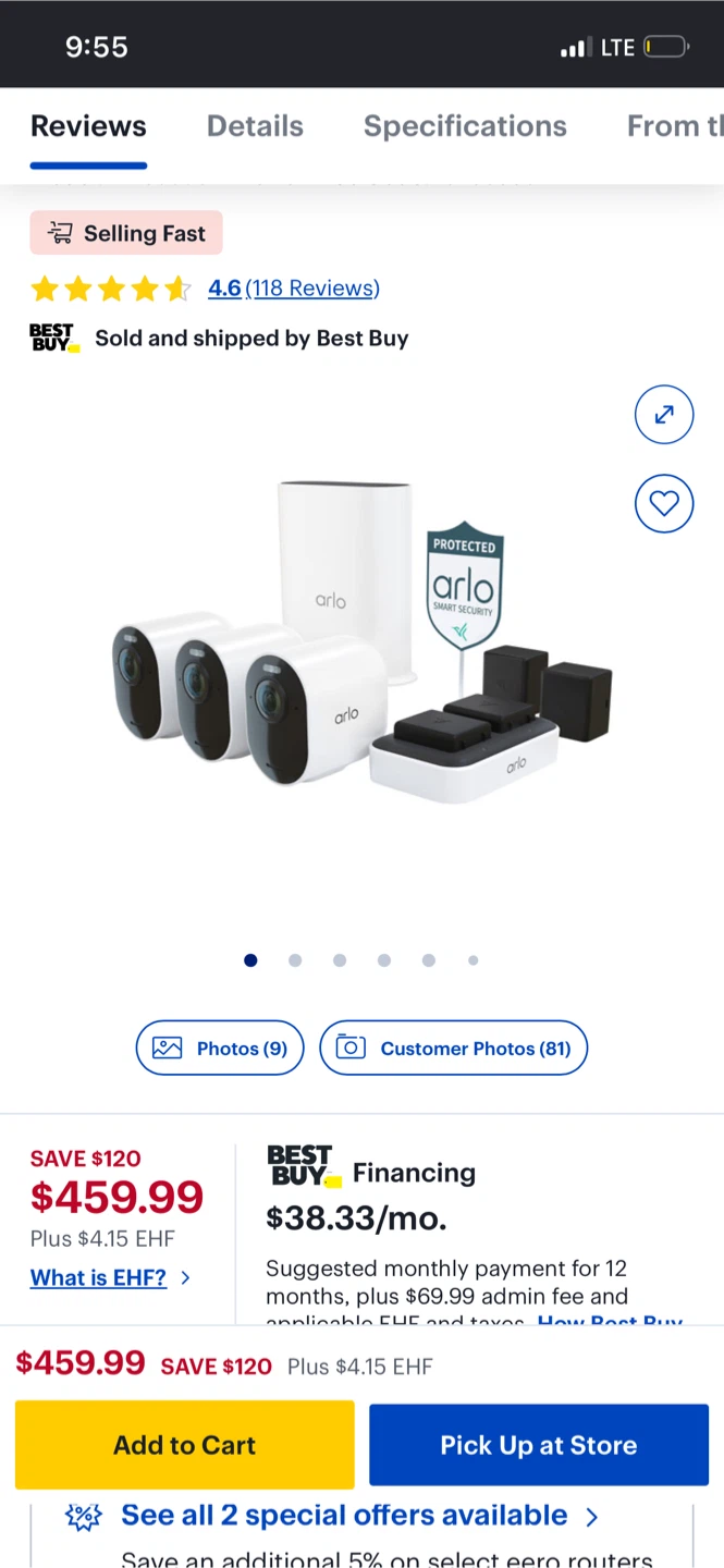 Arlo Pro Security Camera System - photo 5