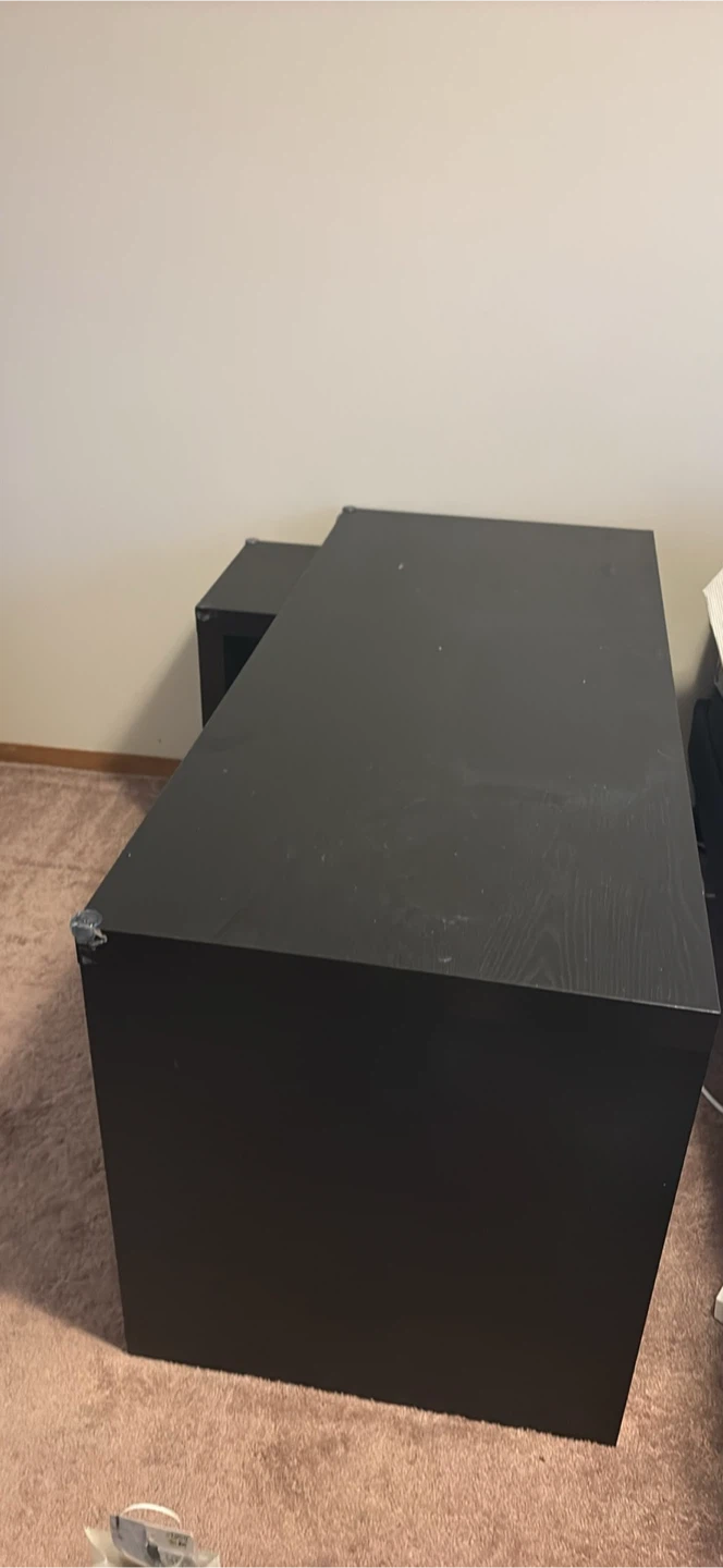 IKEA MICKE Corner Desk Black-Brown - photo 2