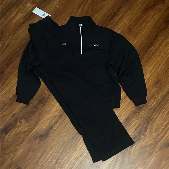 Alo Yoga Black Matching Set