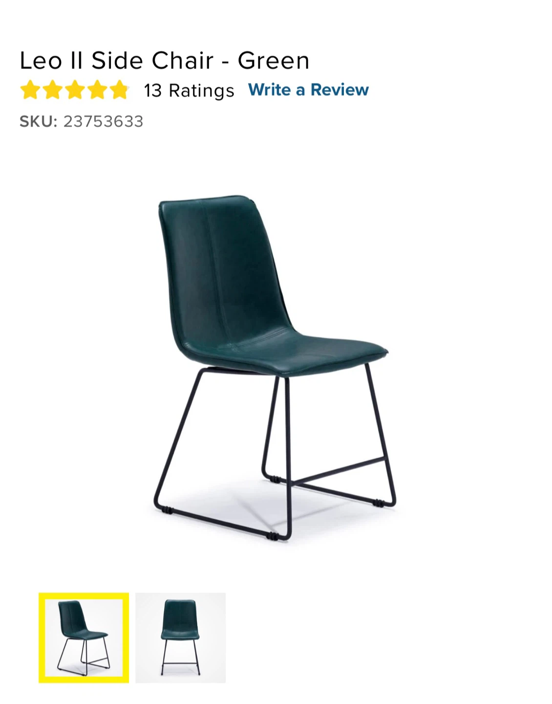 Leo Round Table and 4 Side Chairs - photo 2