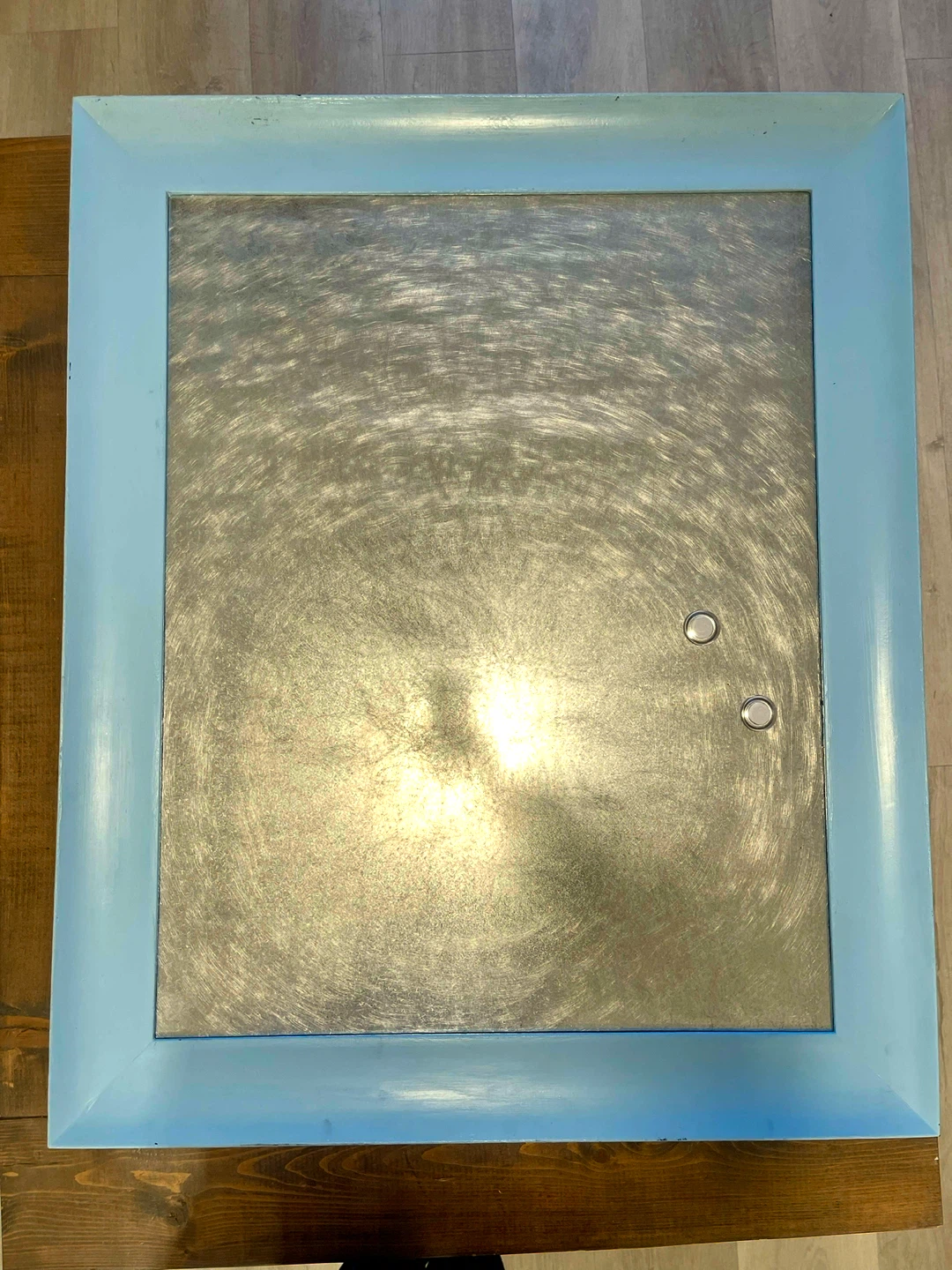 Light Blue Magnetic Memo Board