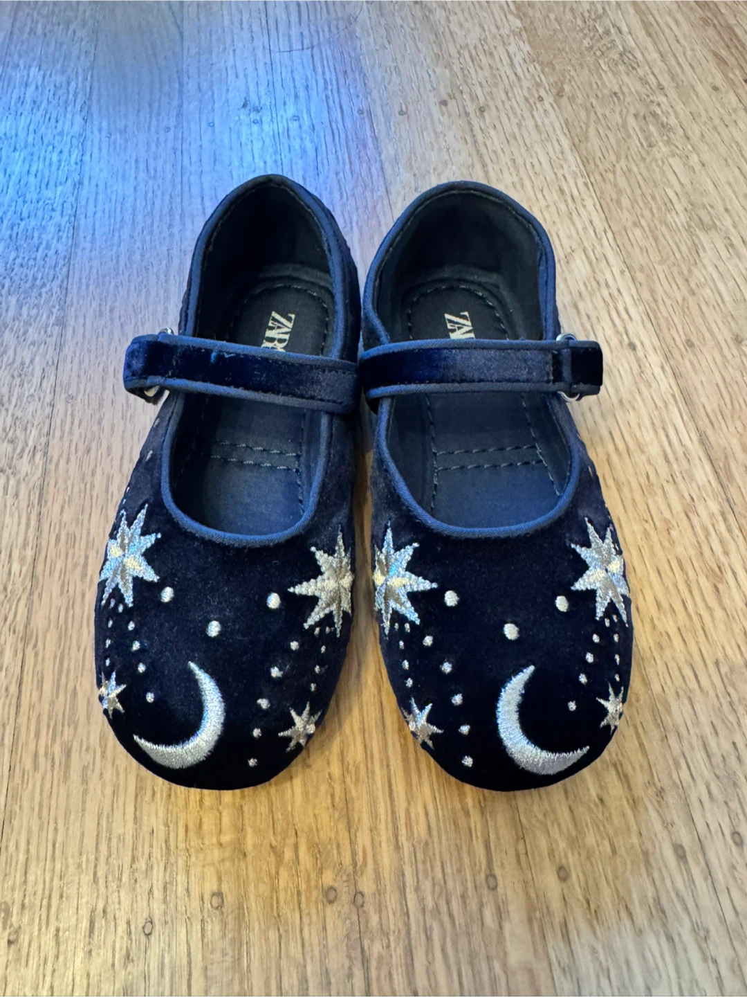 Zara Kids Velvet Flats
