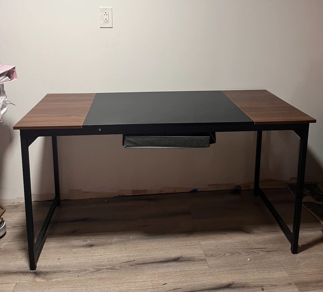 Modern Two-Tone Home Office Desk - photo 2