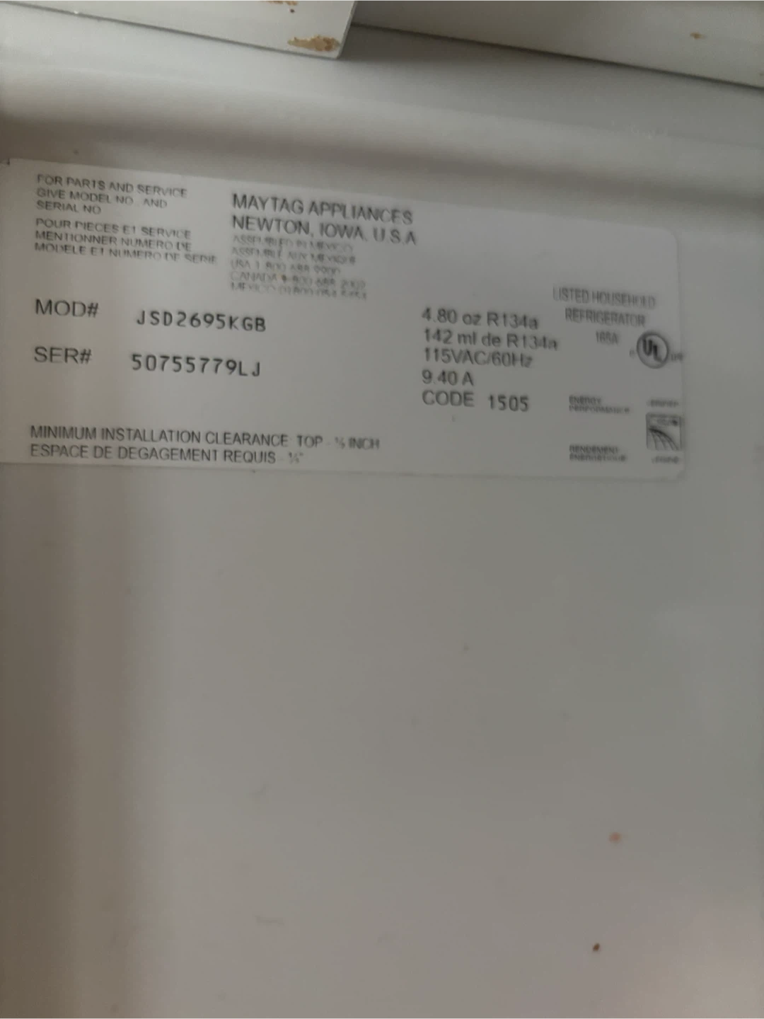 Jenn-Air Black Side-by-Side Refrigerator - photo 5