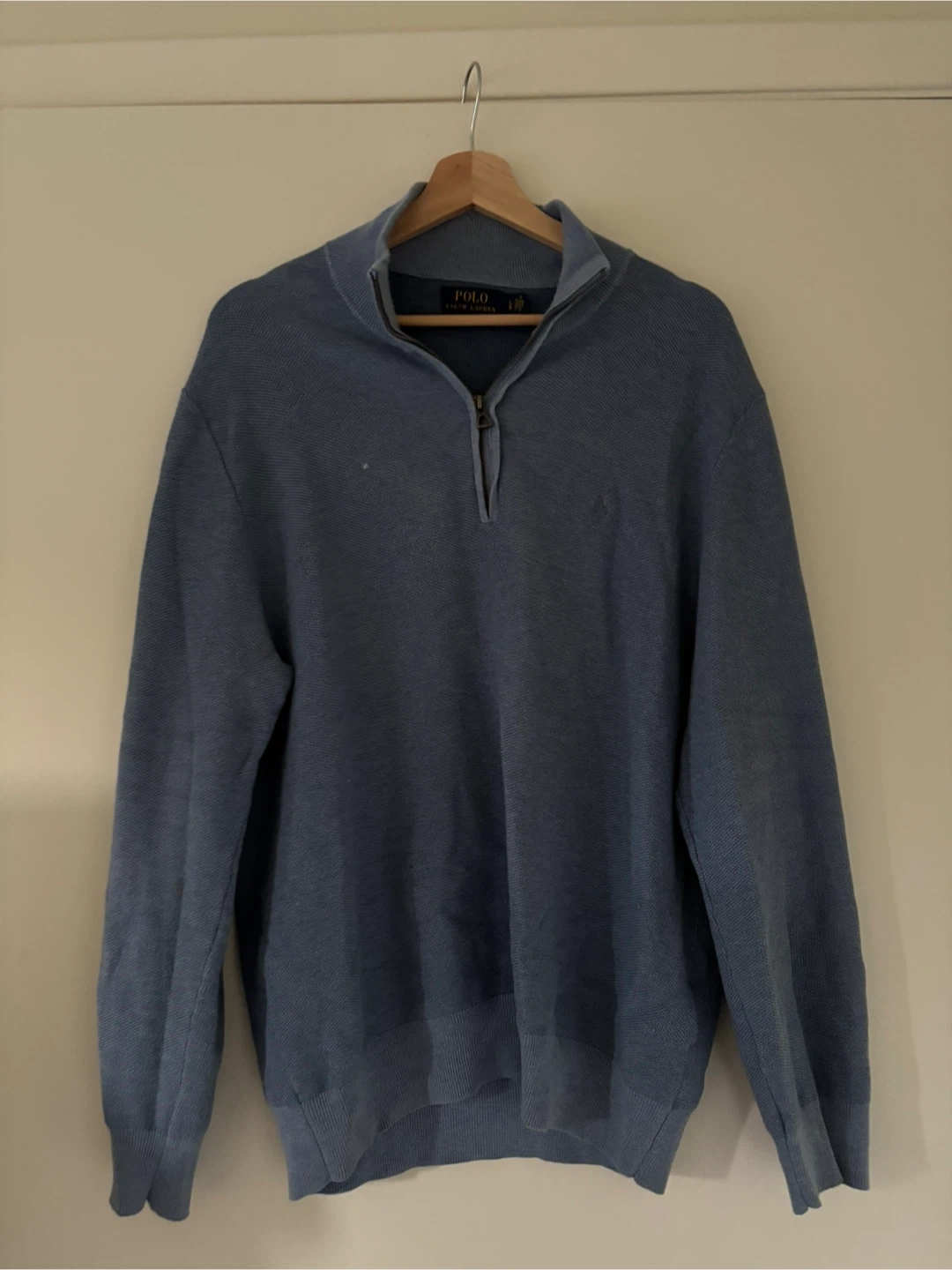 Polo Ralph Lauren Pima Cotton Quarter-Zip Sweater