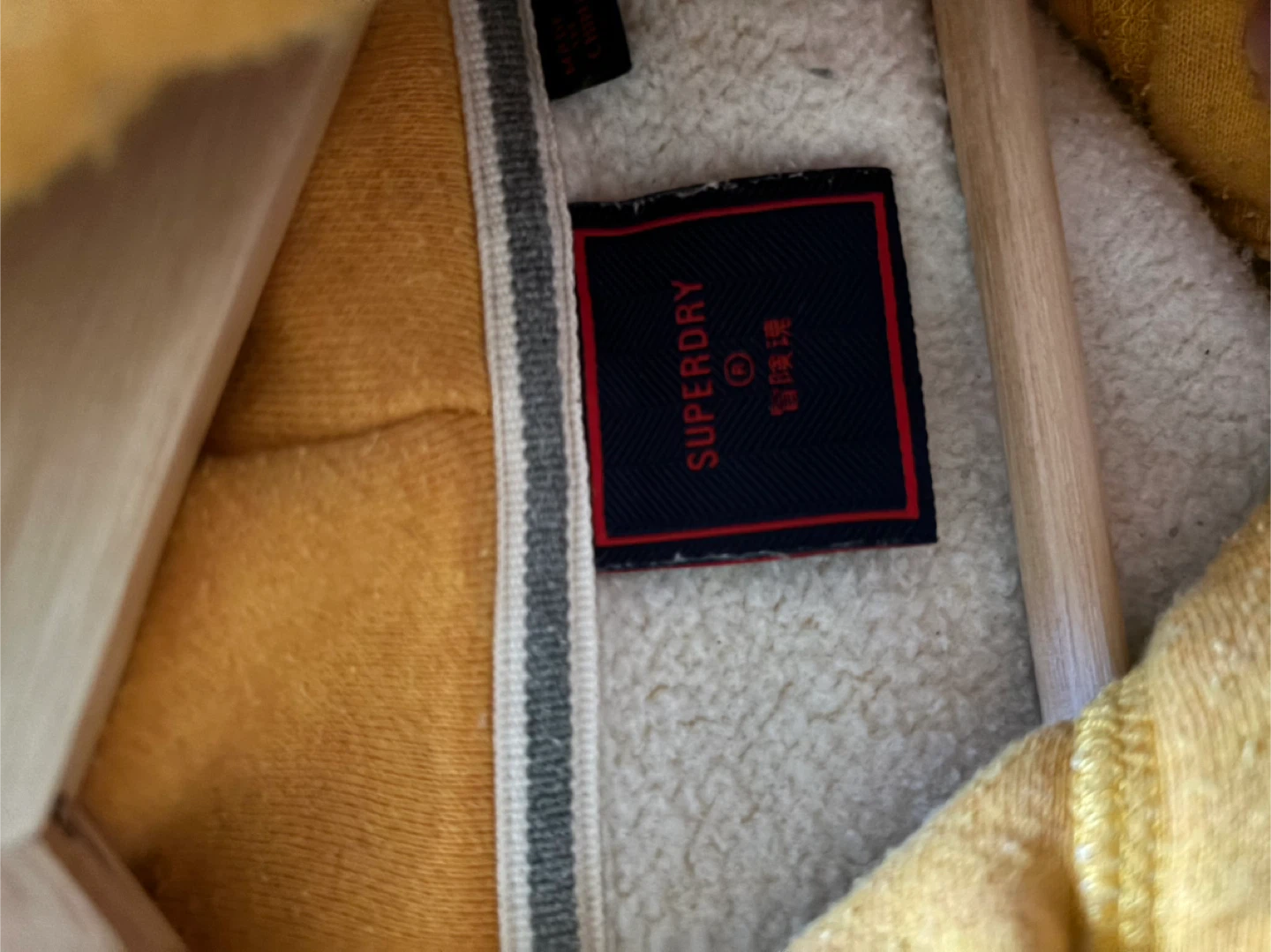Superdry Mustard Yellow Hoodie - photo 4
