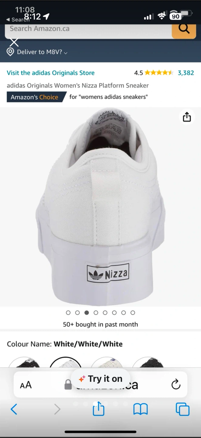 Adidas Nizza Platform Sneakers sz 7 - photo 3