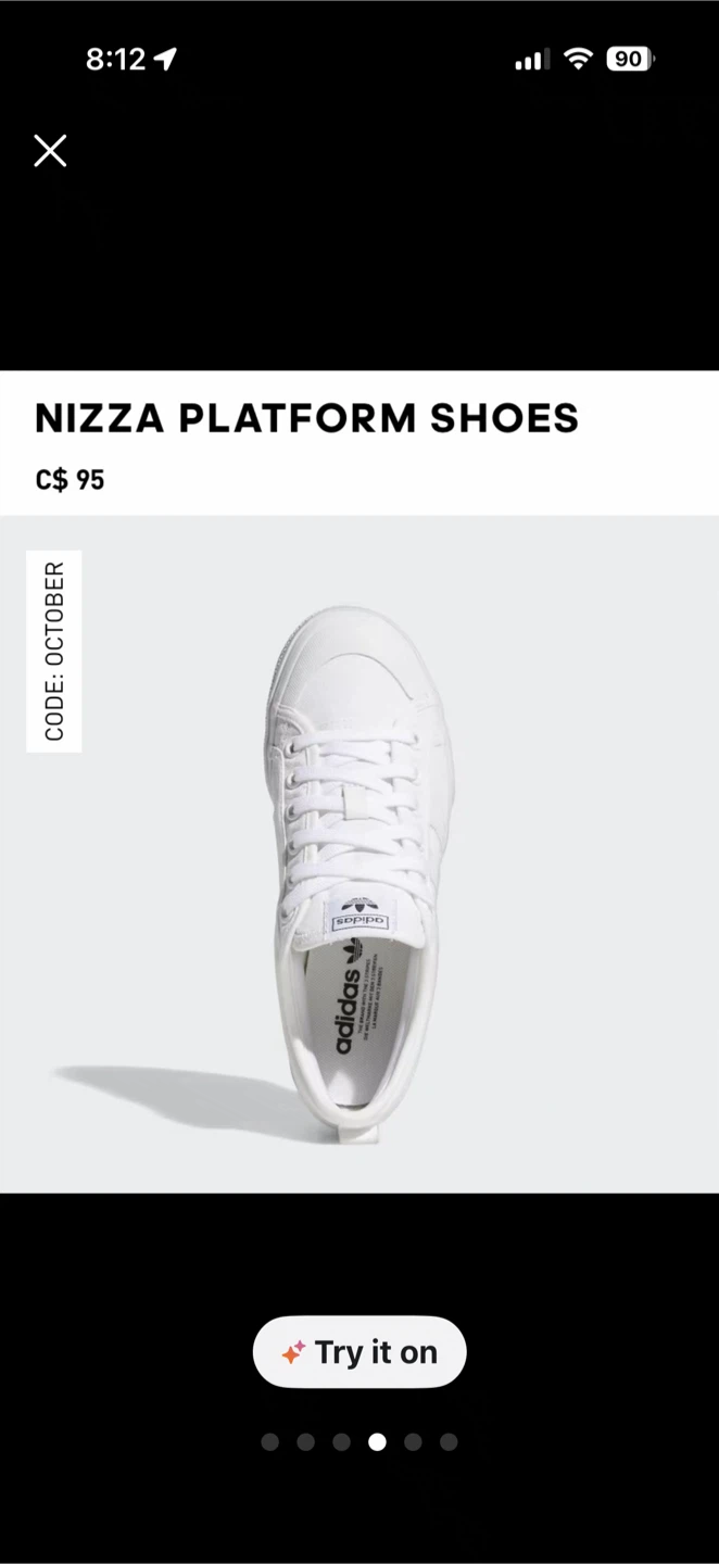 Adidas Nizza Platform Sneakers sz 7 - photo 4