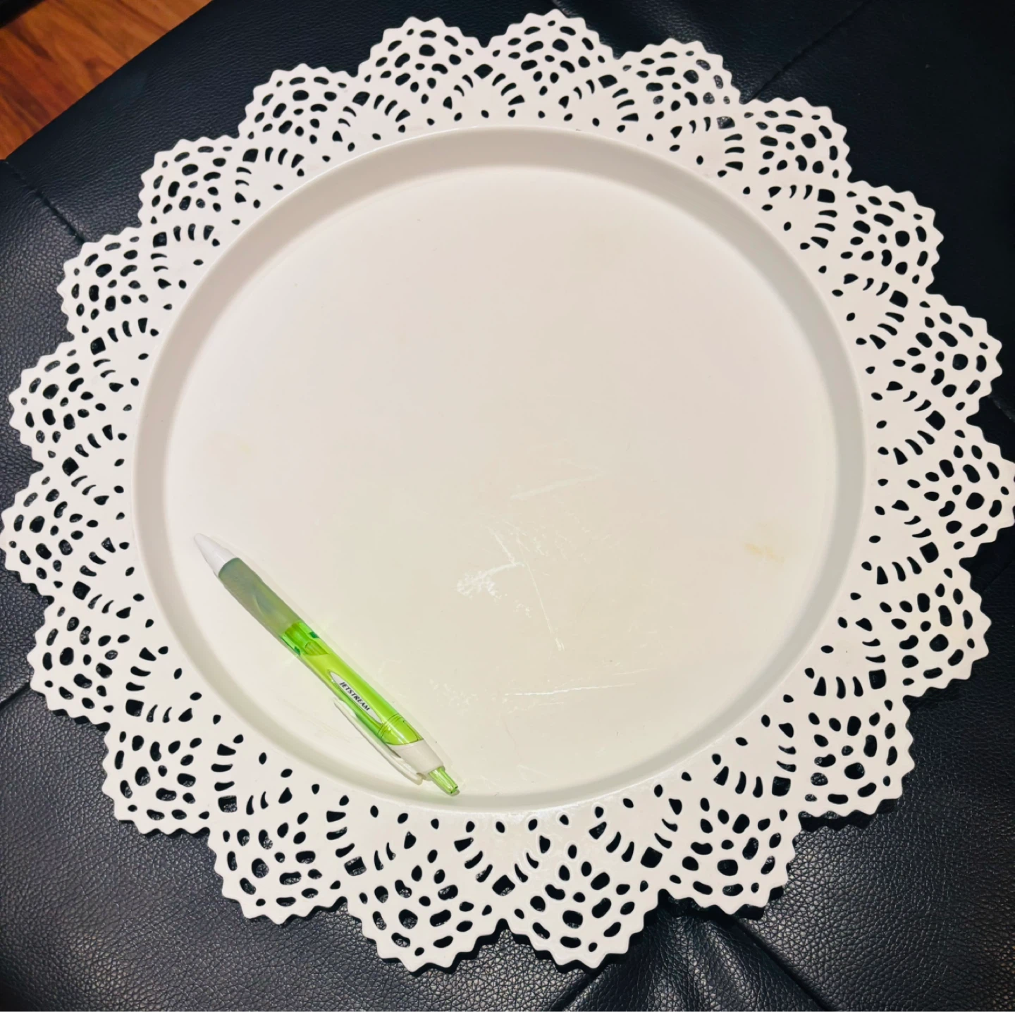 Metal Decorative Lace-Edge Serving Tray - photo 4
